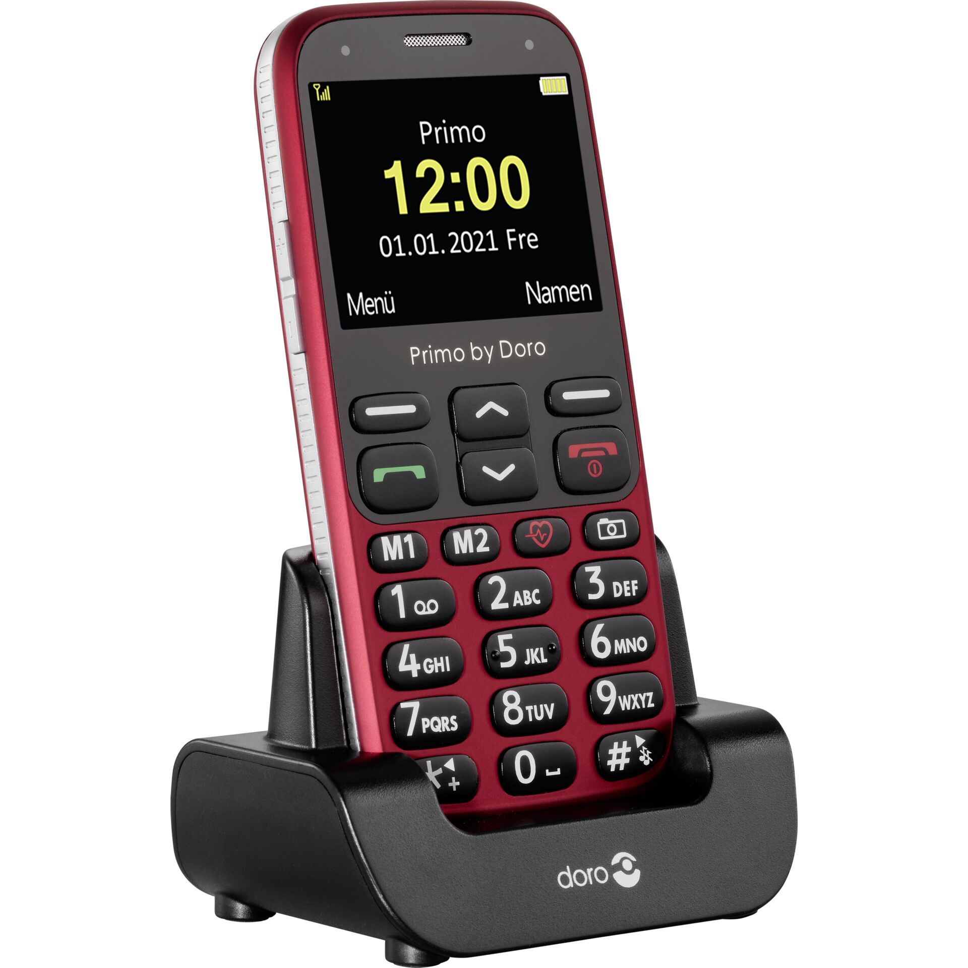 Doro Primo 368 5,84 cm (2.3) 92 g Schwarz, Rot Seniorentelefon