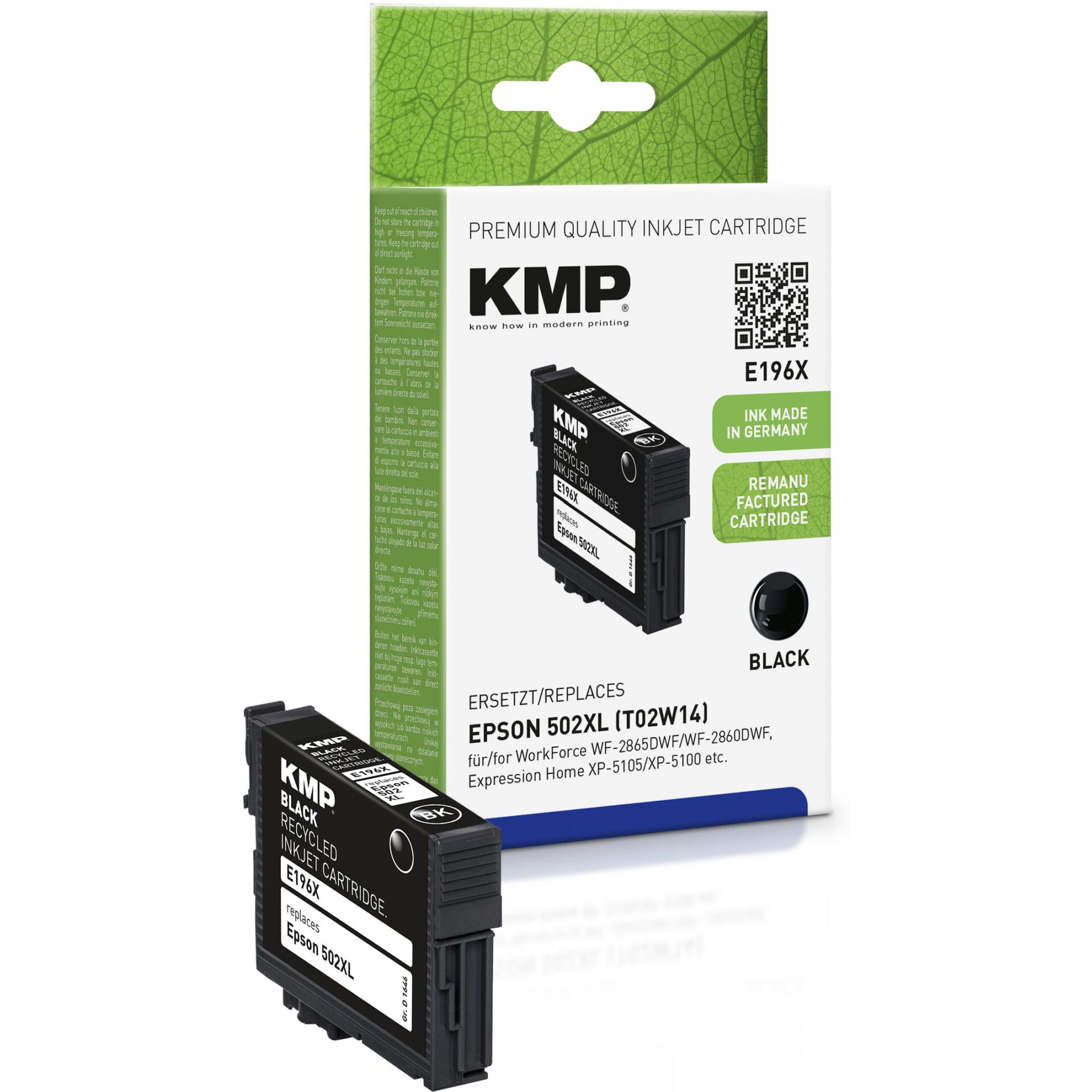 KMP 1646,4001 Druckerpatrone 1 Stück(e) Kompatibel Schwarz