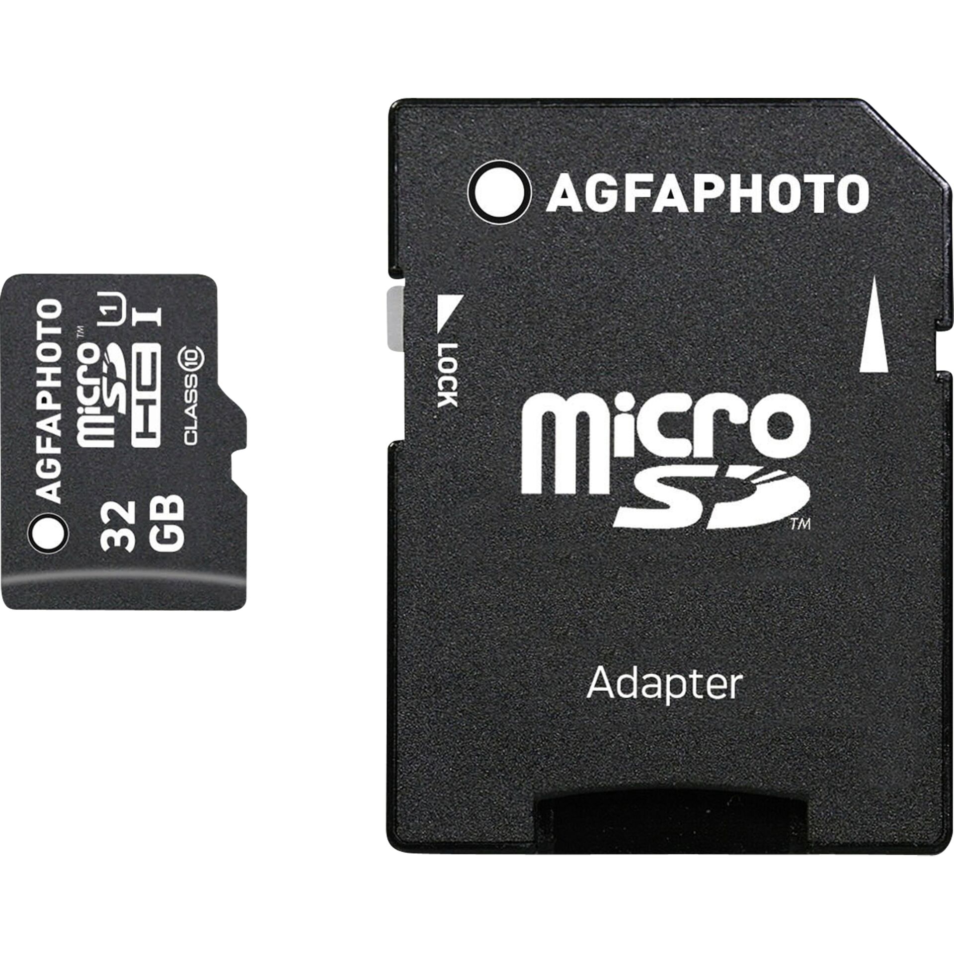 32GB AgfaPhoto Kit Class10 microSDHC Speicherkarte 