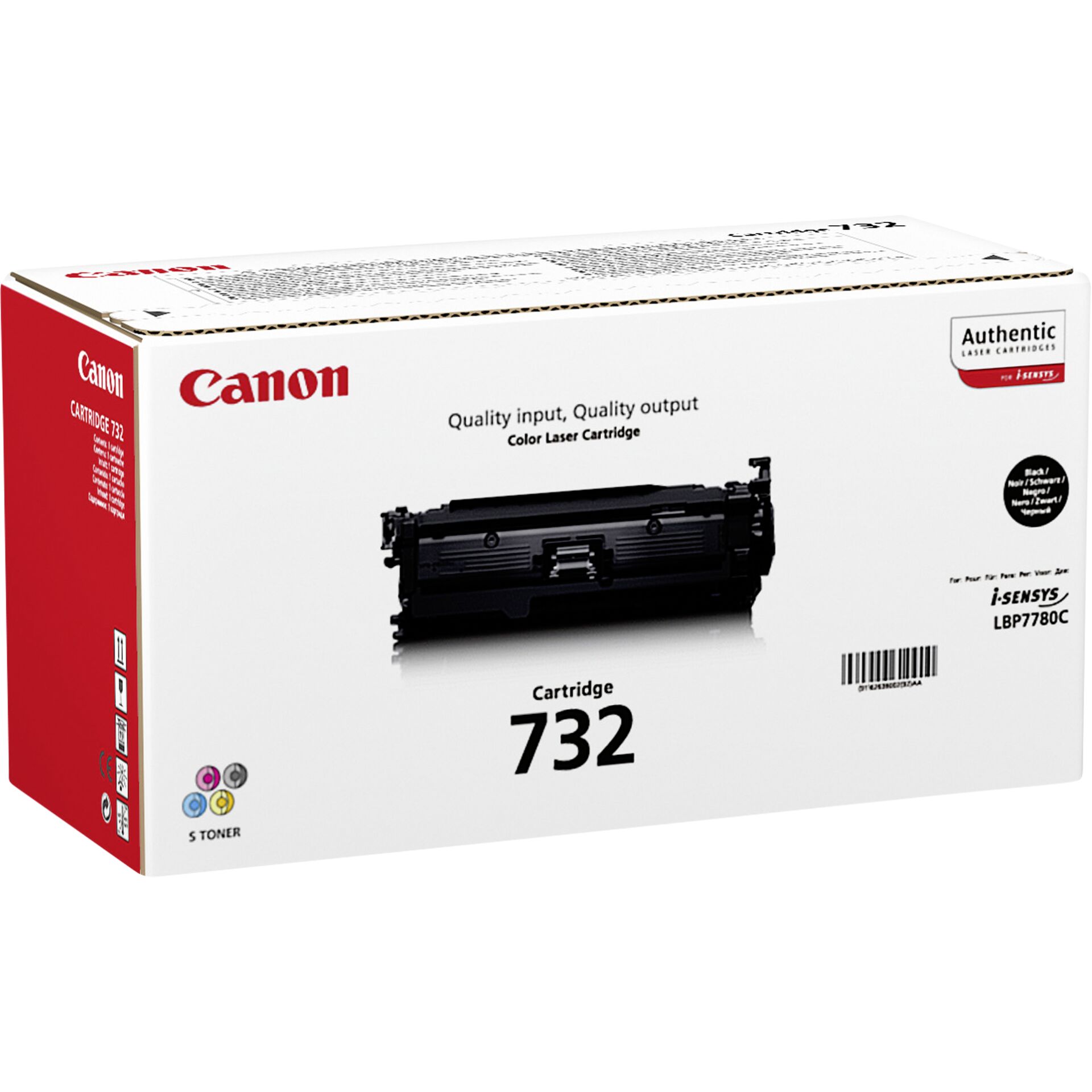 Canon 732K Tonerkartusche 1 Stück(e) Original Schwarz