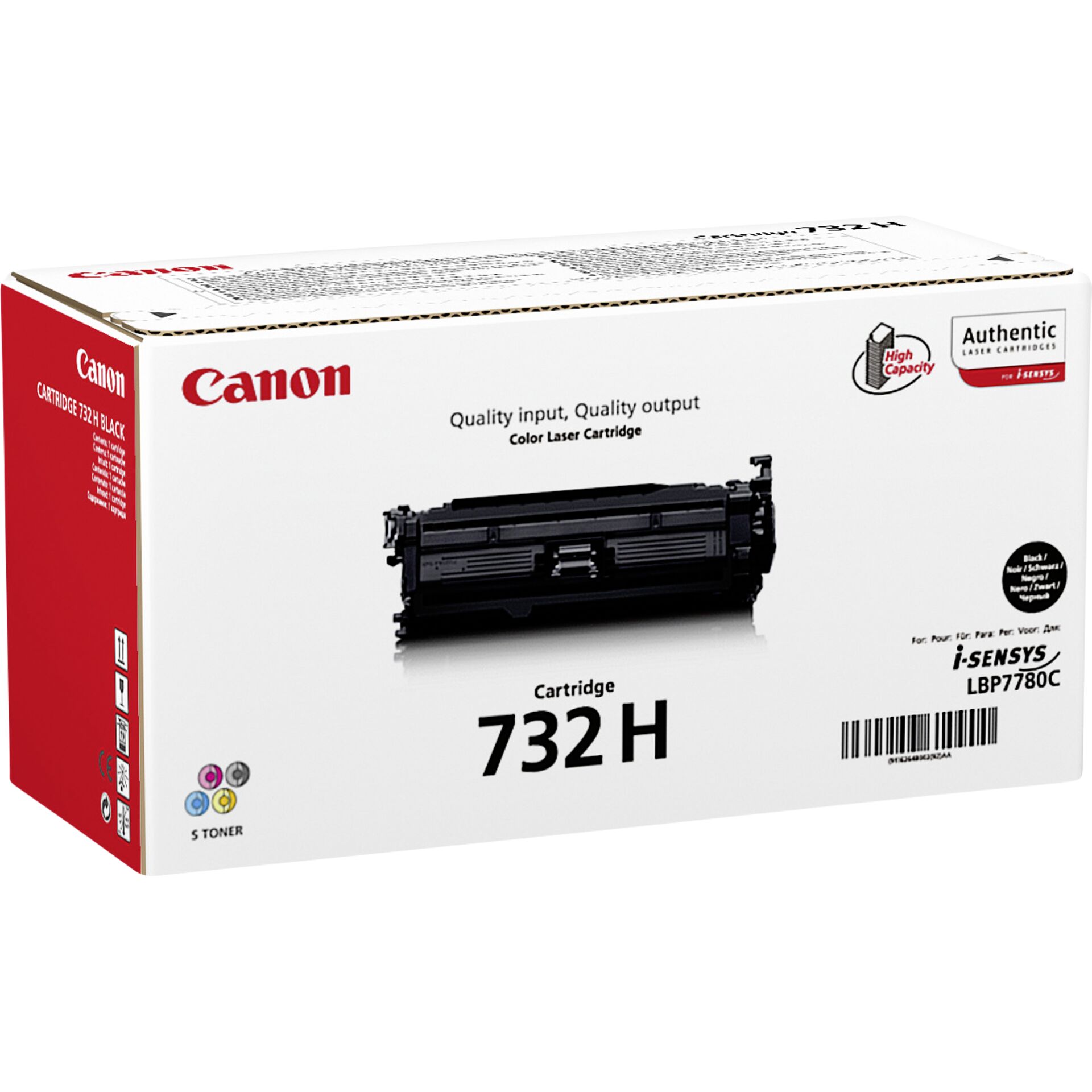 Canon Toner Cartridge 732 H BK schwarz