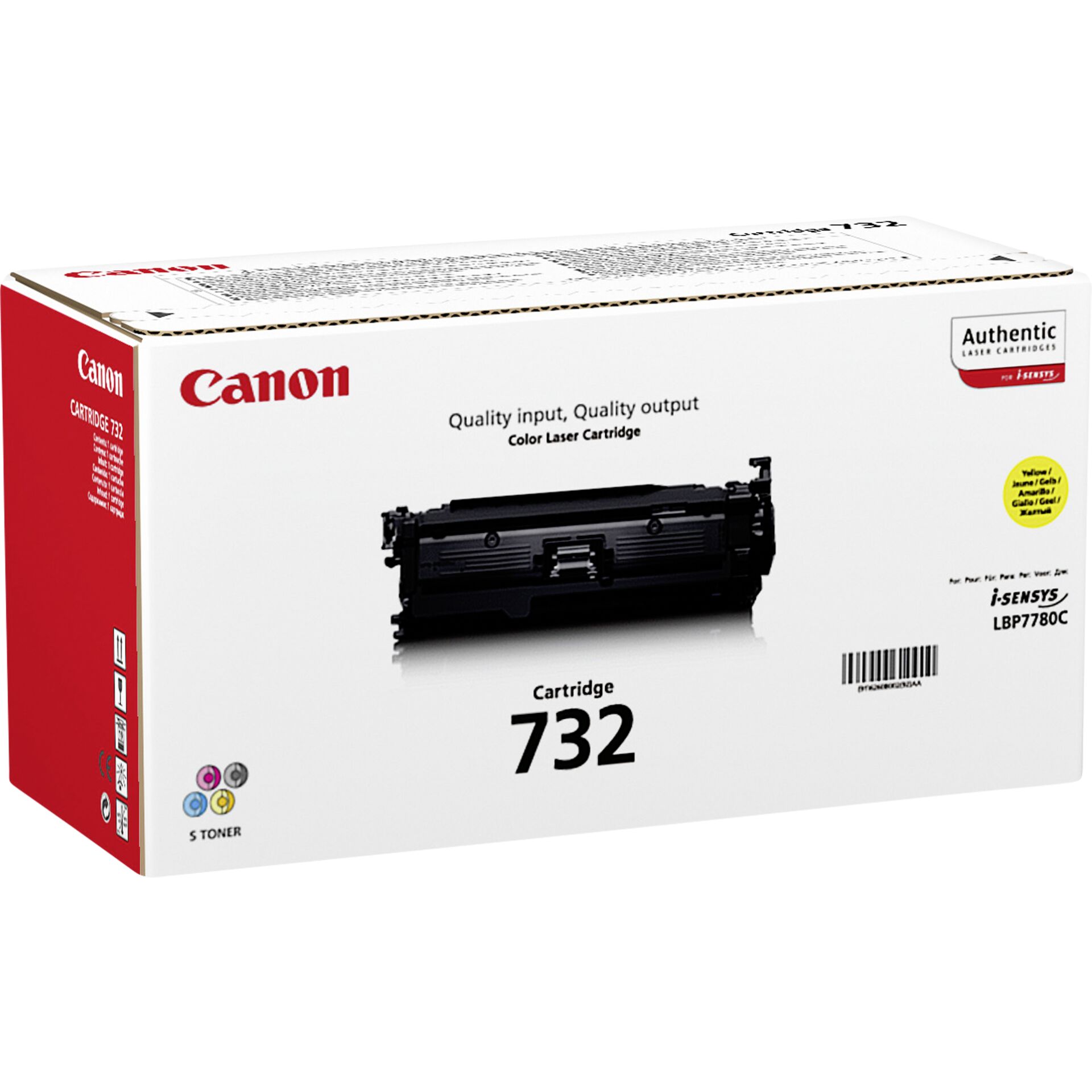 Canon 732Y Tonerkartusche 1 Stück(e) Original Gelb