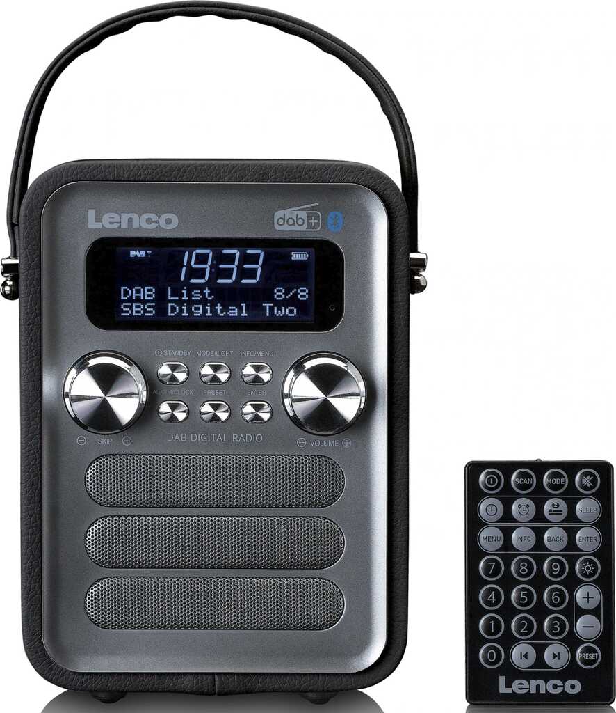 Lenco PDR-051BKSI Radio Tragbar Analog & Digital Schwarz