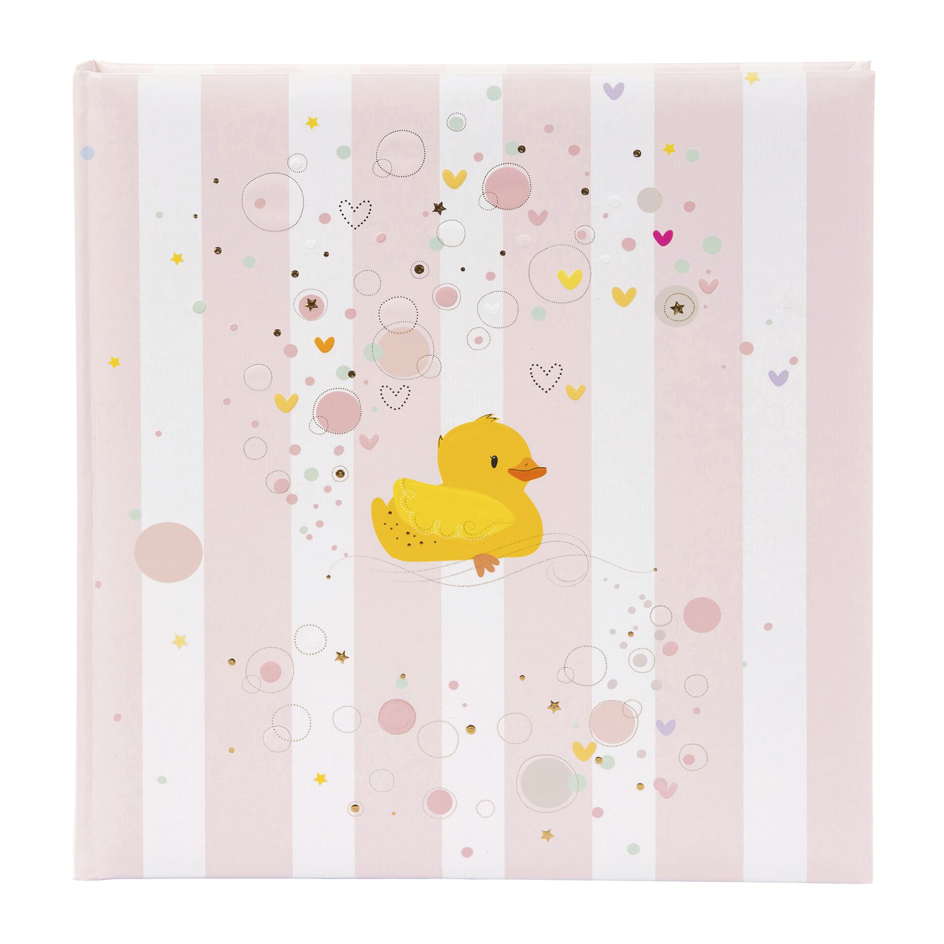 Goldbuch Rubber Duck Girl  30x31 60 weiße Seiten Babyalbum  15478