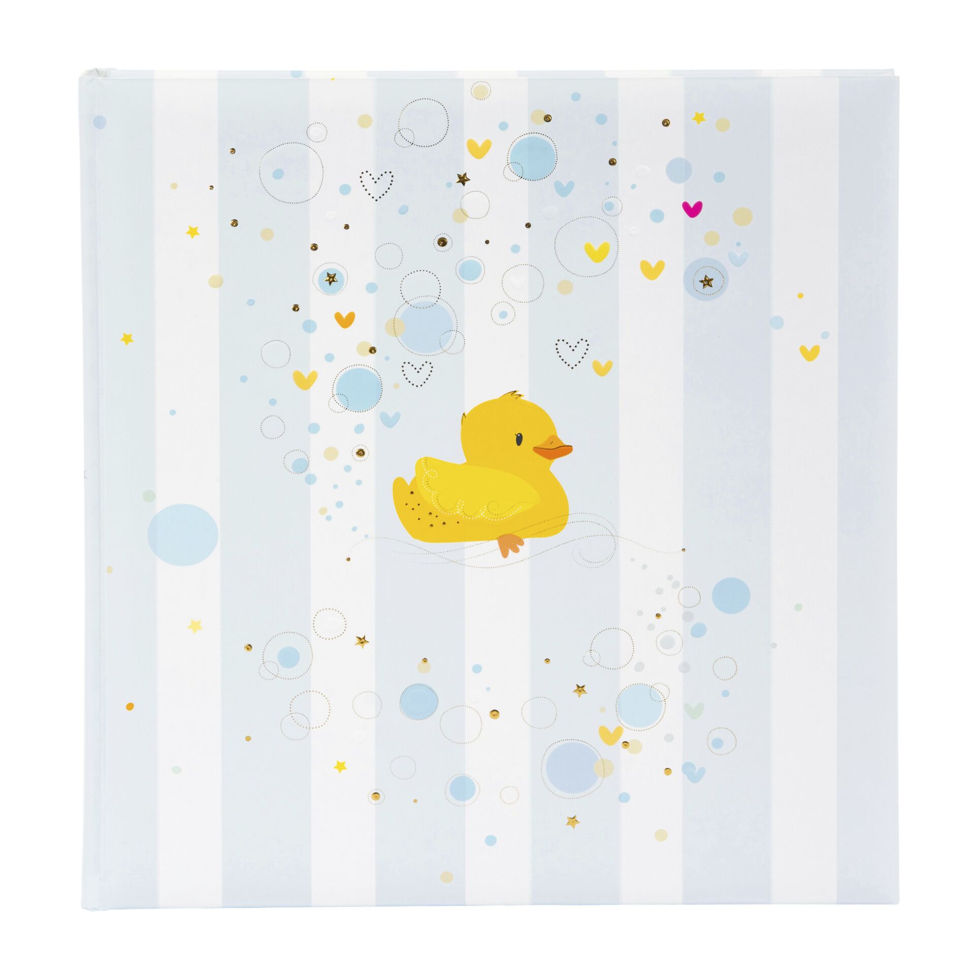 Goldbuch Rubber Duck Boy   30x31 60 weiße Seiten Babyalbum  15479