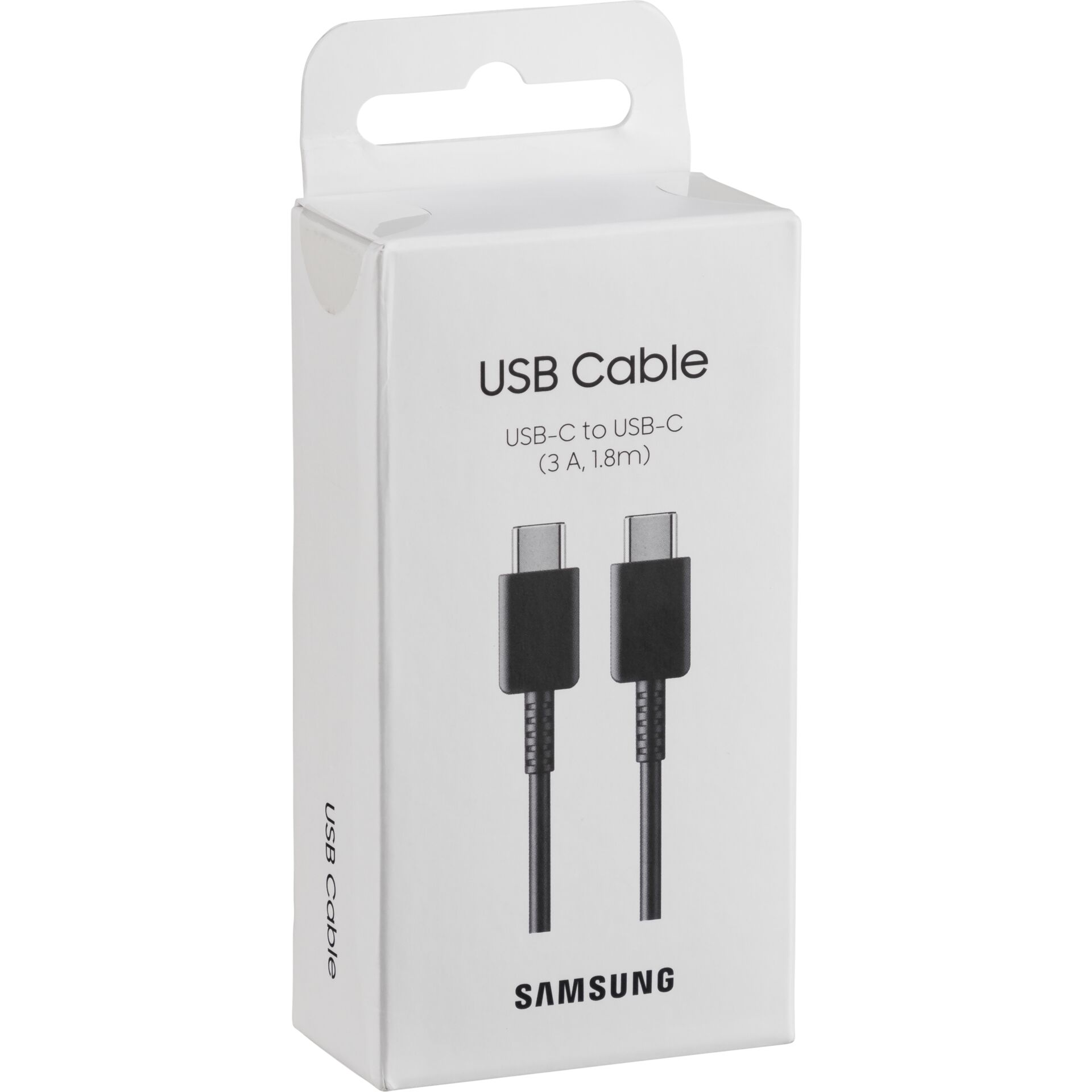 1.8m Samsung EP-DX310 USB-C Kabel, USB-C 2.0/USB-C 2.0, schwarz, PowerDelivery