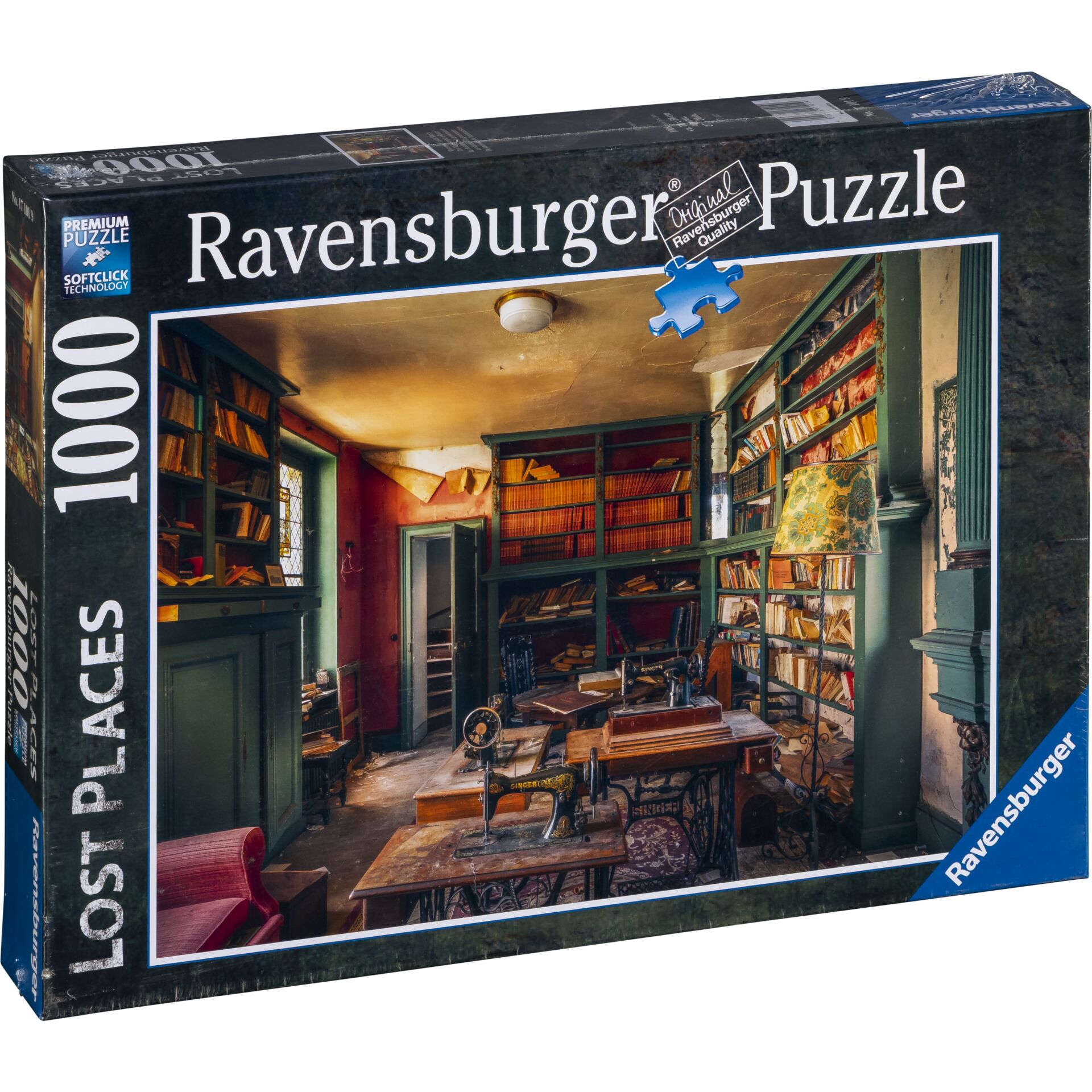 Ravensburger Puzzle Lost Places Mysterious castle library 