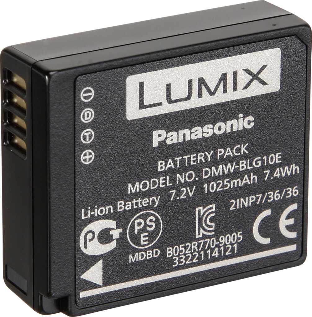 Panasonic DMW-BLG10 Lithium-Ion 1025mAh 7.2V Wiederaufladbare Batterie