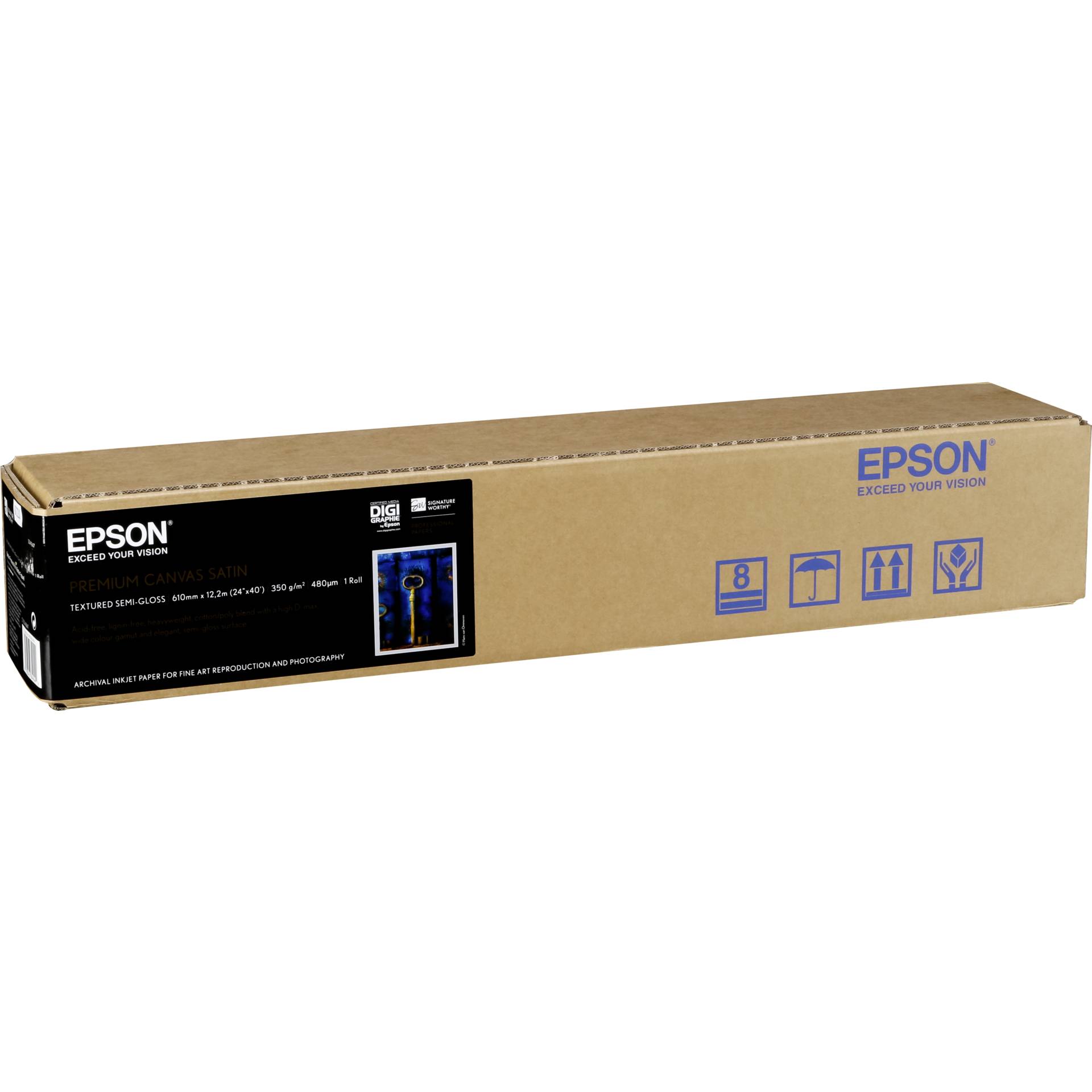 Epson Premium Canvas Satin, 24 Zoll x 12,2 m, 350 g/m