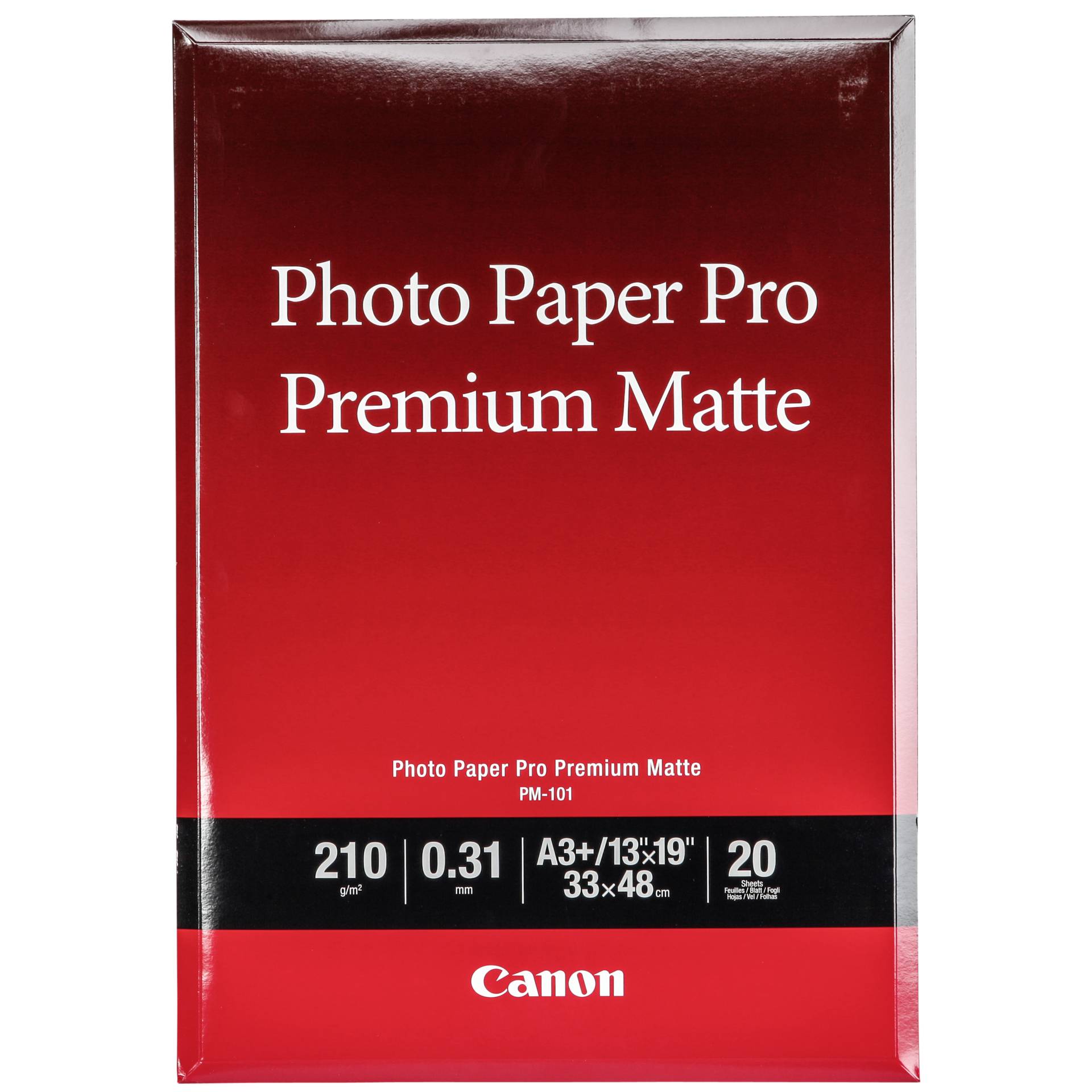 Canon PM-101 Premium-Fotopapier matt A3 Plus – 20 Blatt