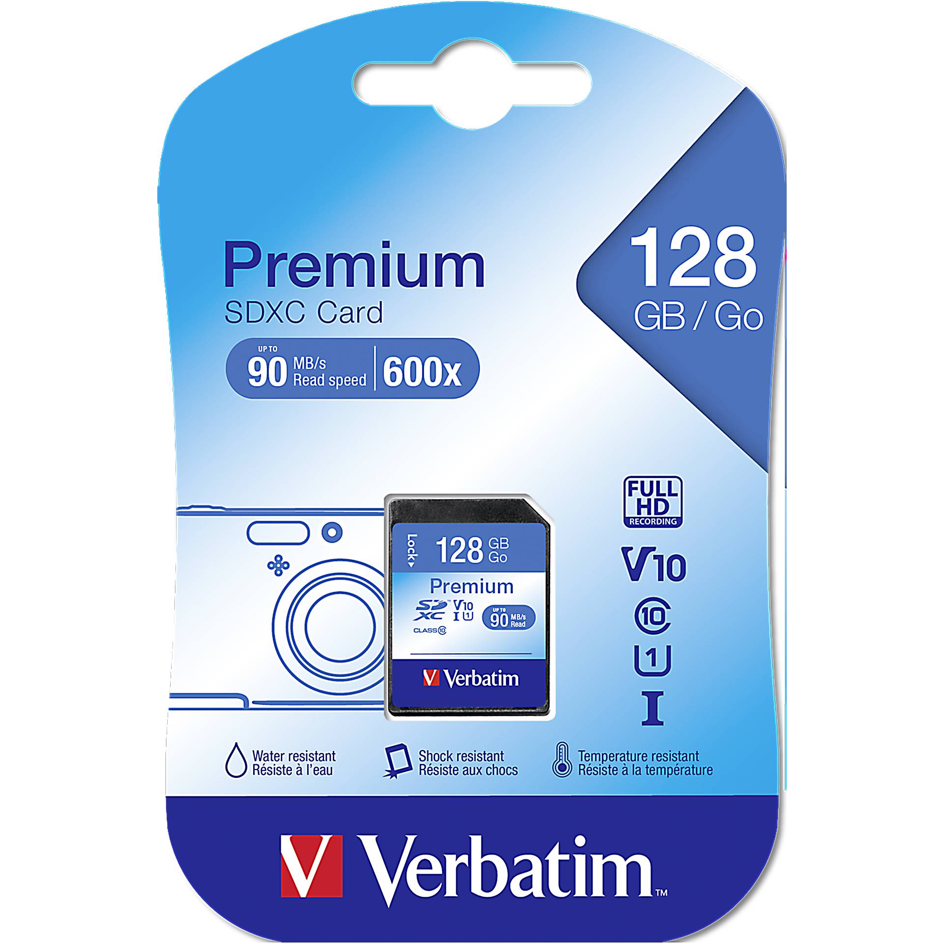 128GB Verbatim Class10 microSDXC Speicherkarte 