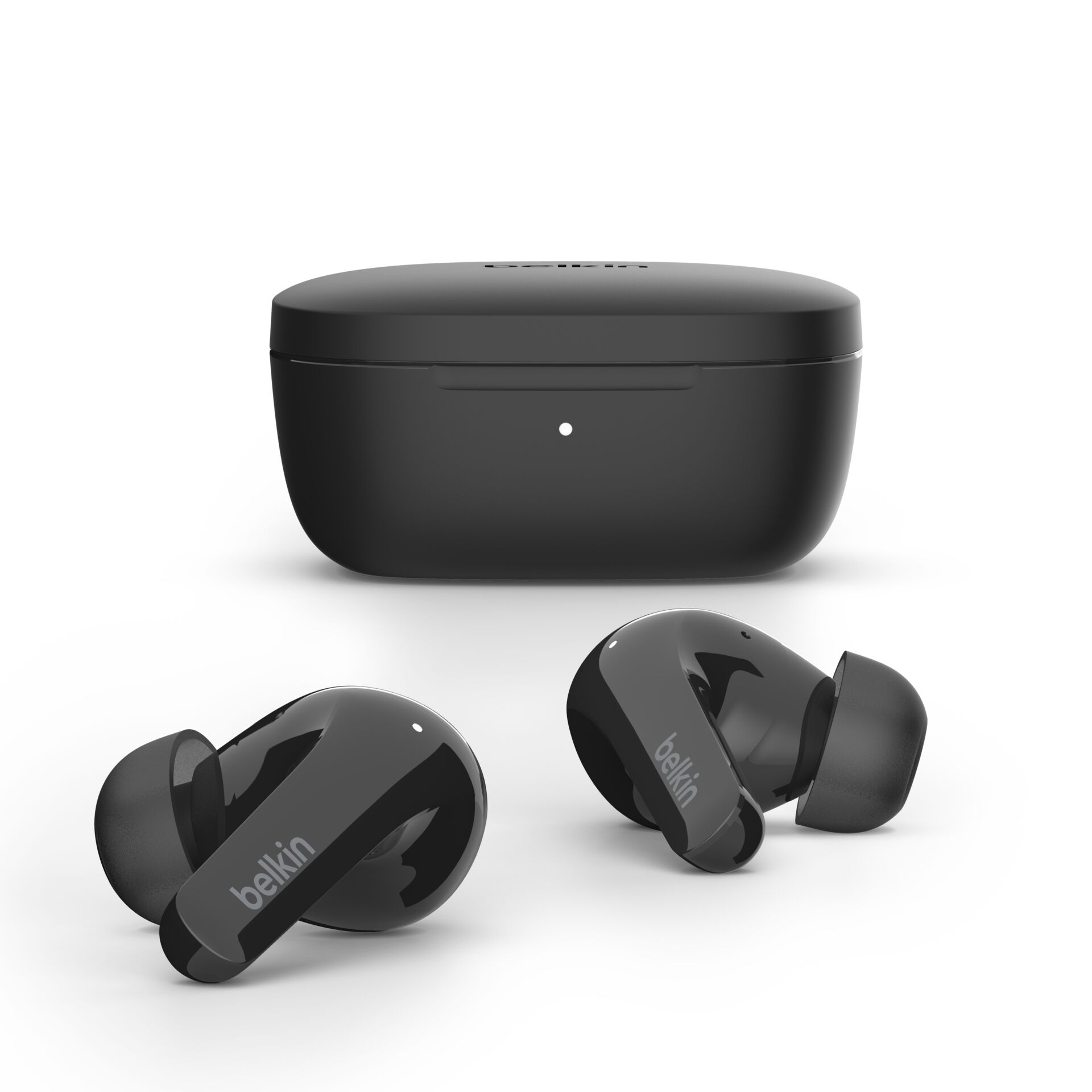 Belkin SOUNDFORM Flow Kopfhörer Kabellos im Ohr Anrufe/Musik USB Typ-C Bluetooth Schwarz