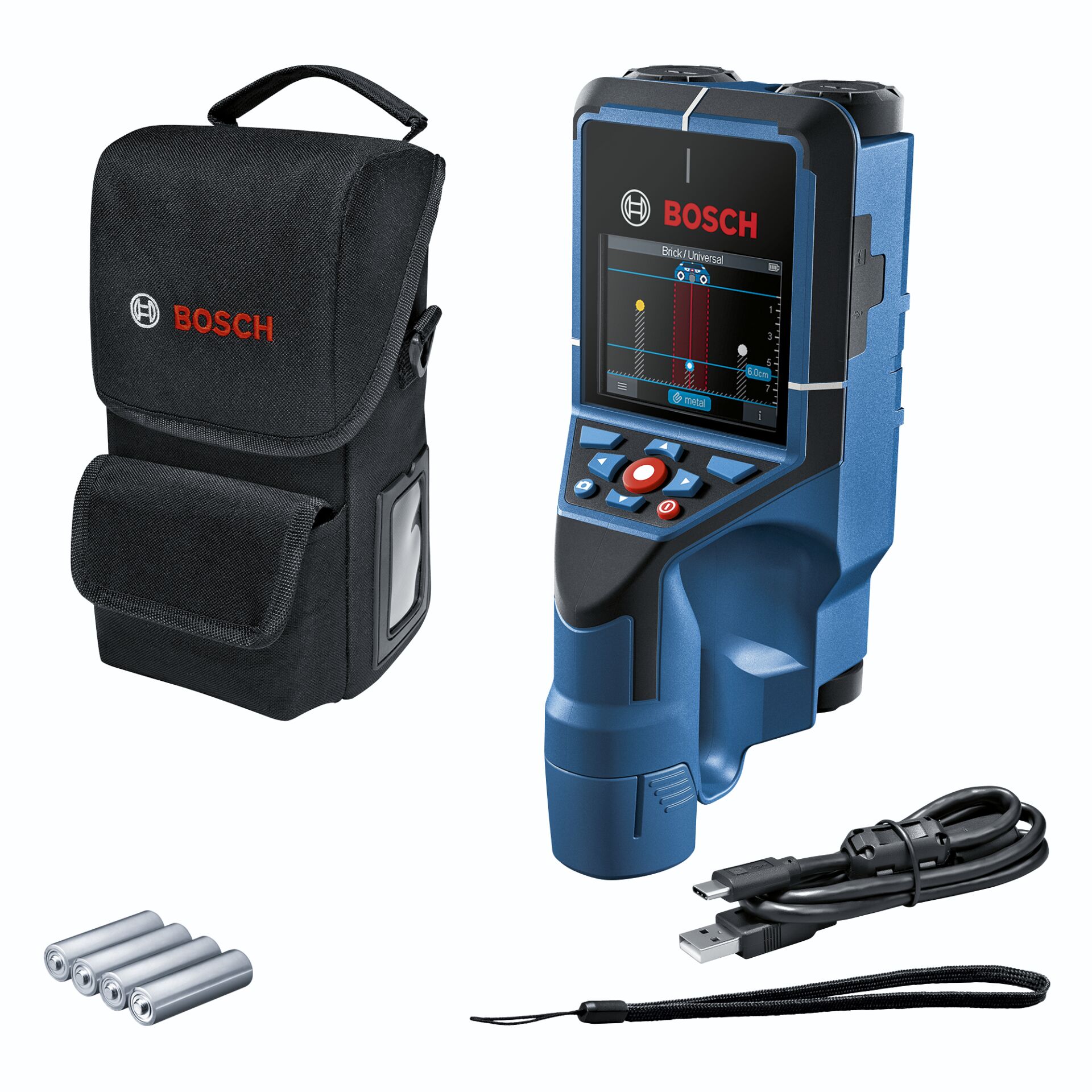 Bosch Wallscanner D-tect 200 C Professional Digitaler Multi-Detektor