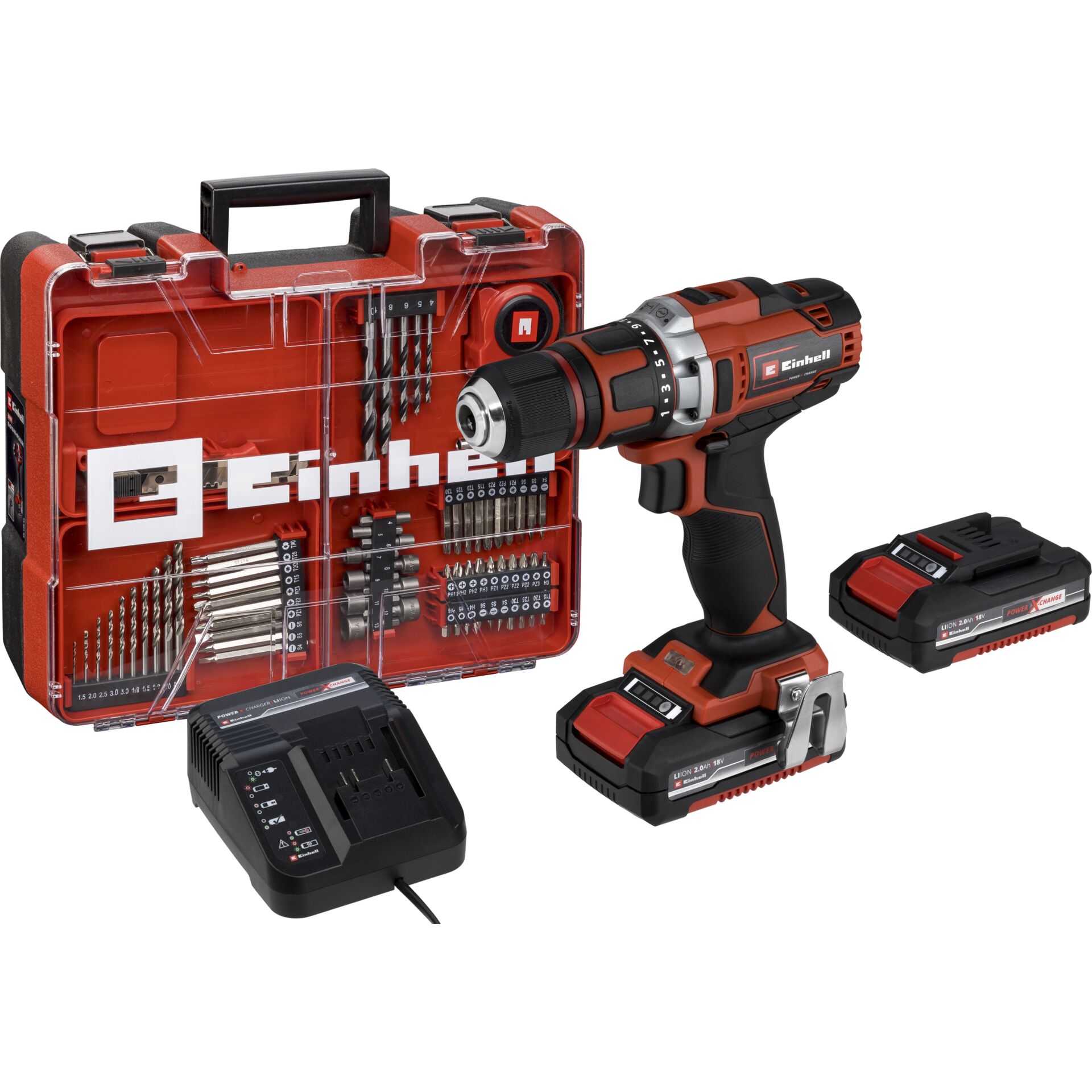 Einhell TE-CD 18/40 Li 2x 2 Ah Akku-Bohrschrauber