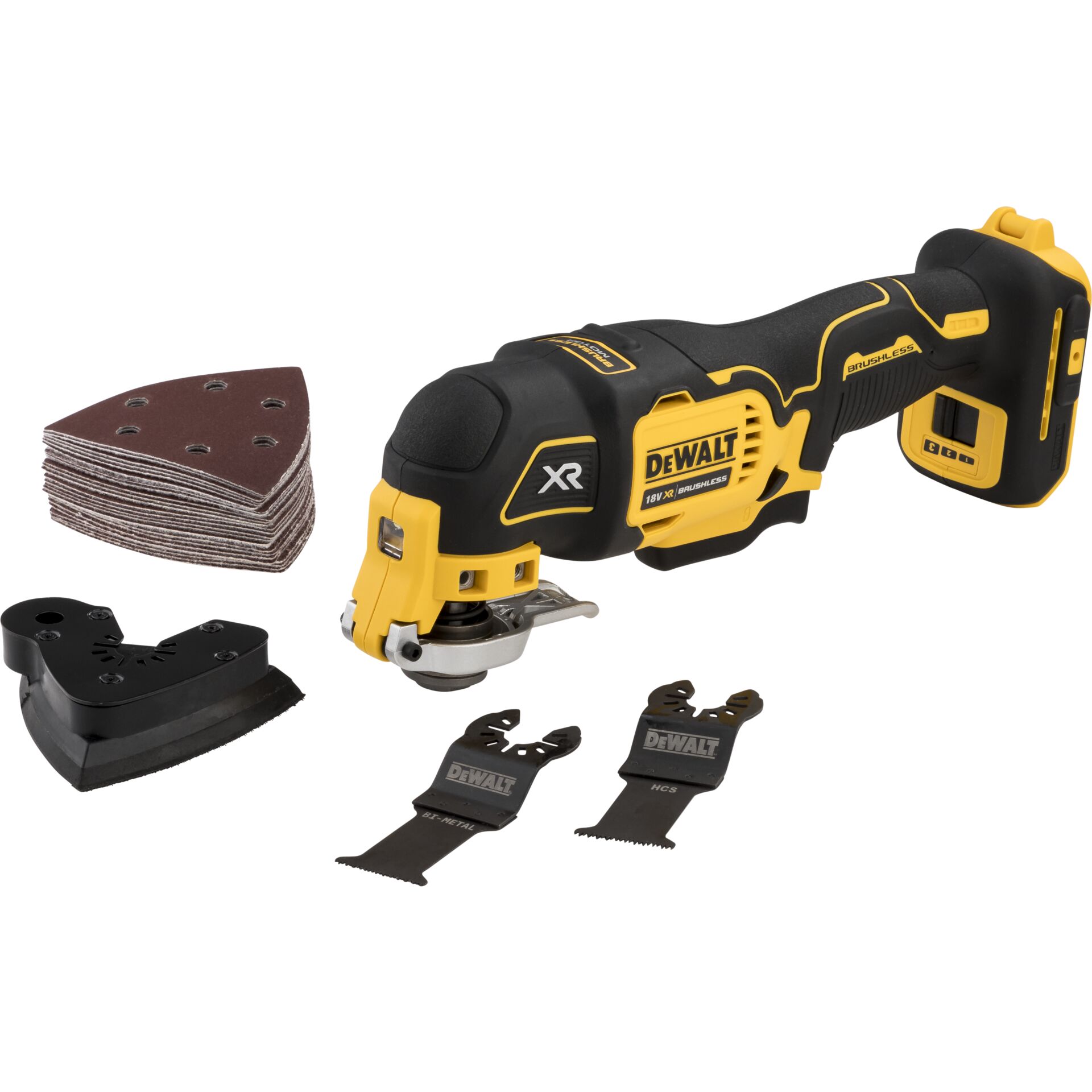 DeWalt DCS356N Akku-Multifunktionswerkzeug solo inkl. Zubehör