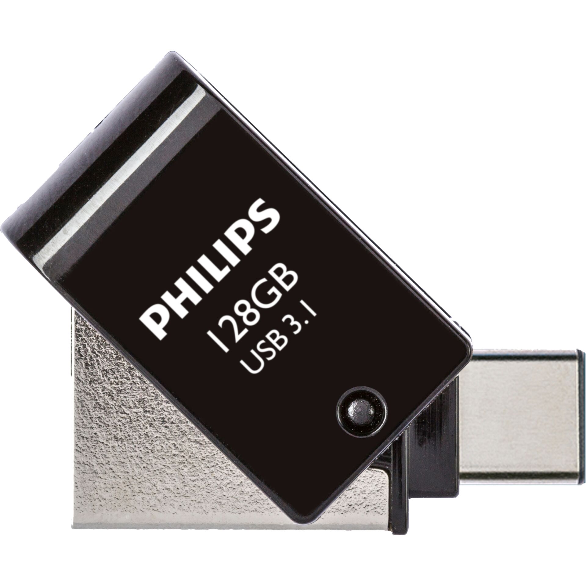 128 GB Philips USB-Flashlaufwerk mit Zweifach-Stecker USB-Stick, USB-A 3.0, USB-C 3.0