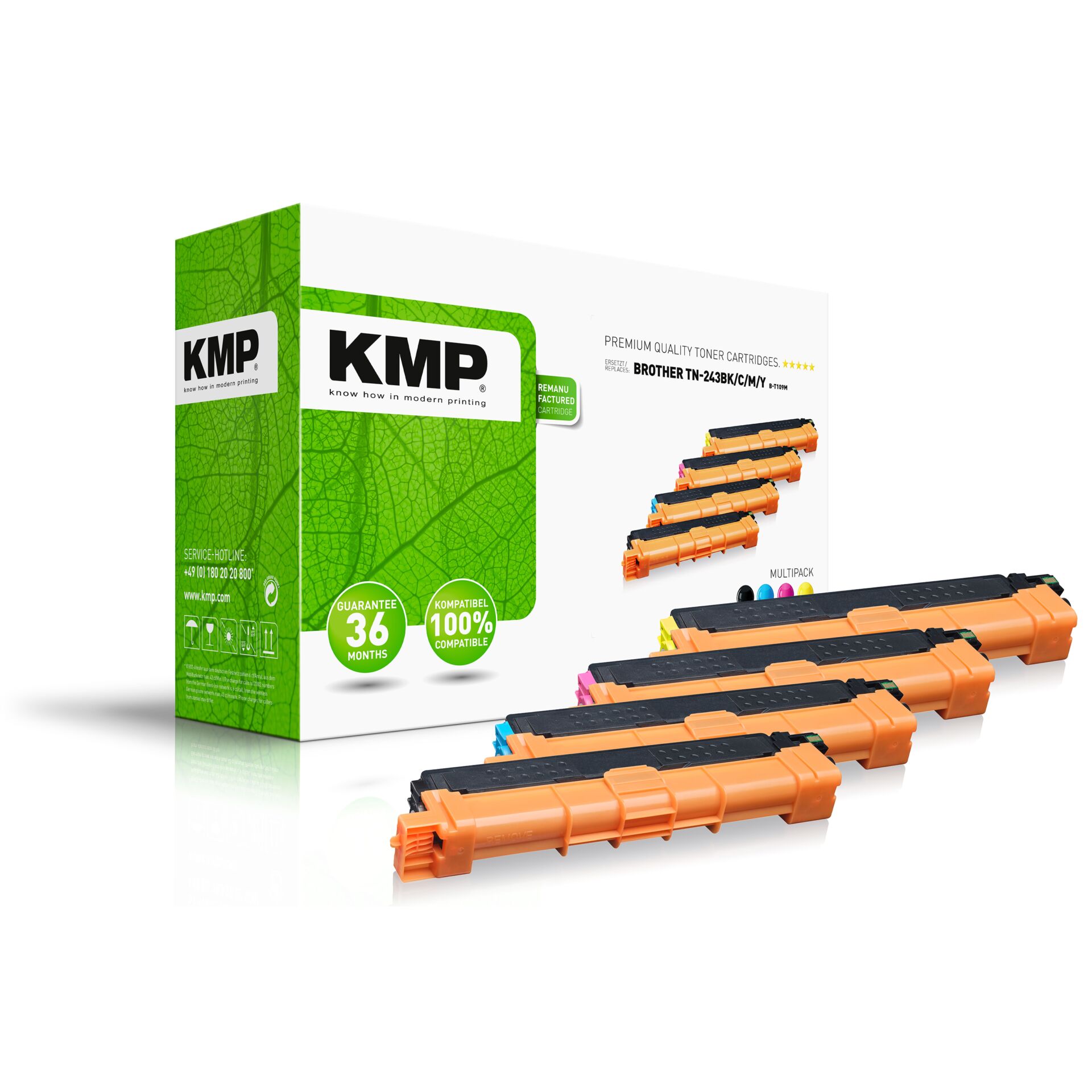 KMP B-T109M Toner Multipack kompatibel mit Brother TN-243