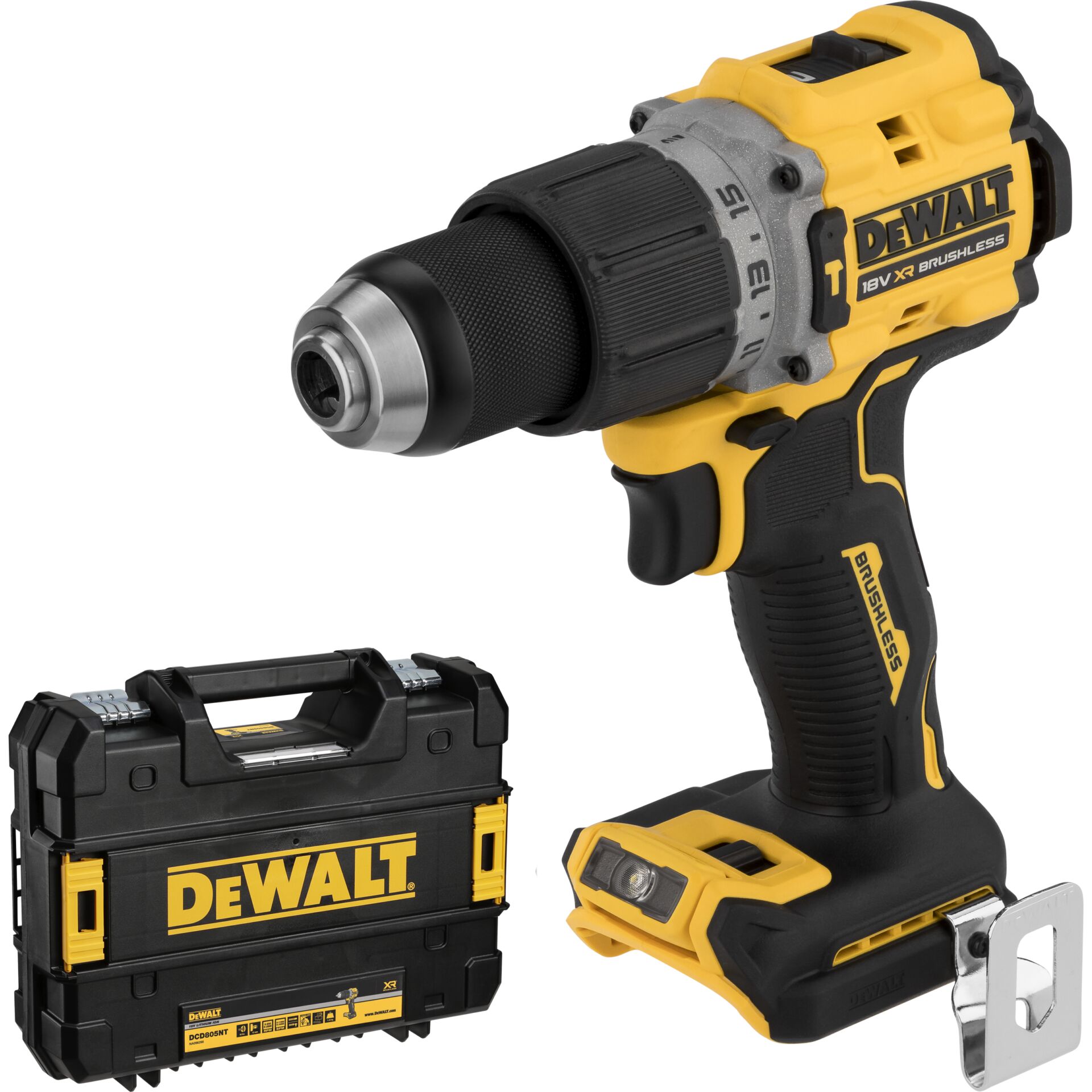 DeWALT DCD805NT-XJ drill 2000 RPM 1.34 kg