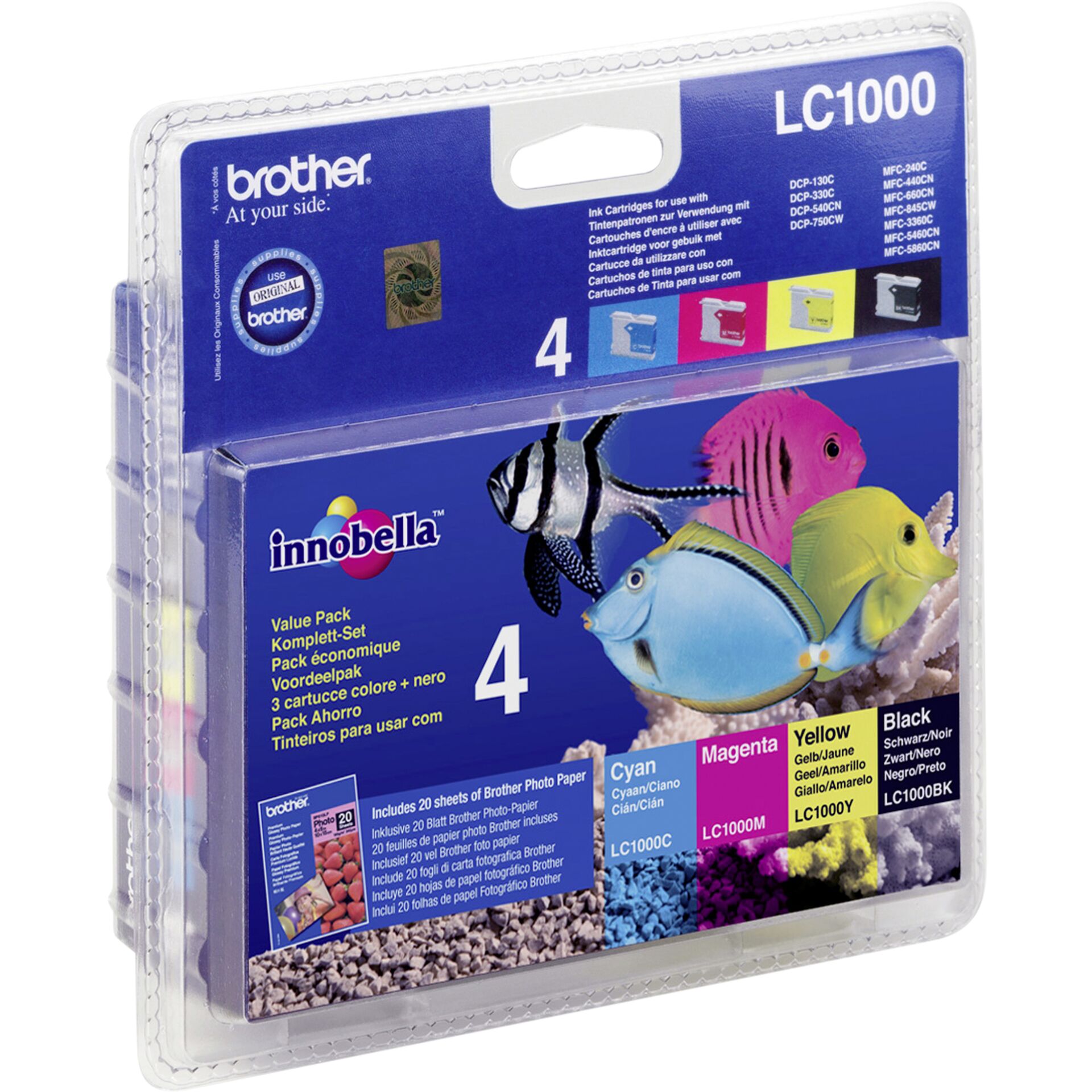 Brother Tinte LC1000VALBP Multipack 