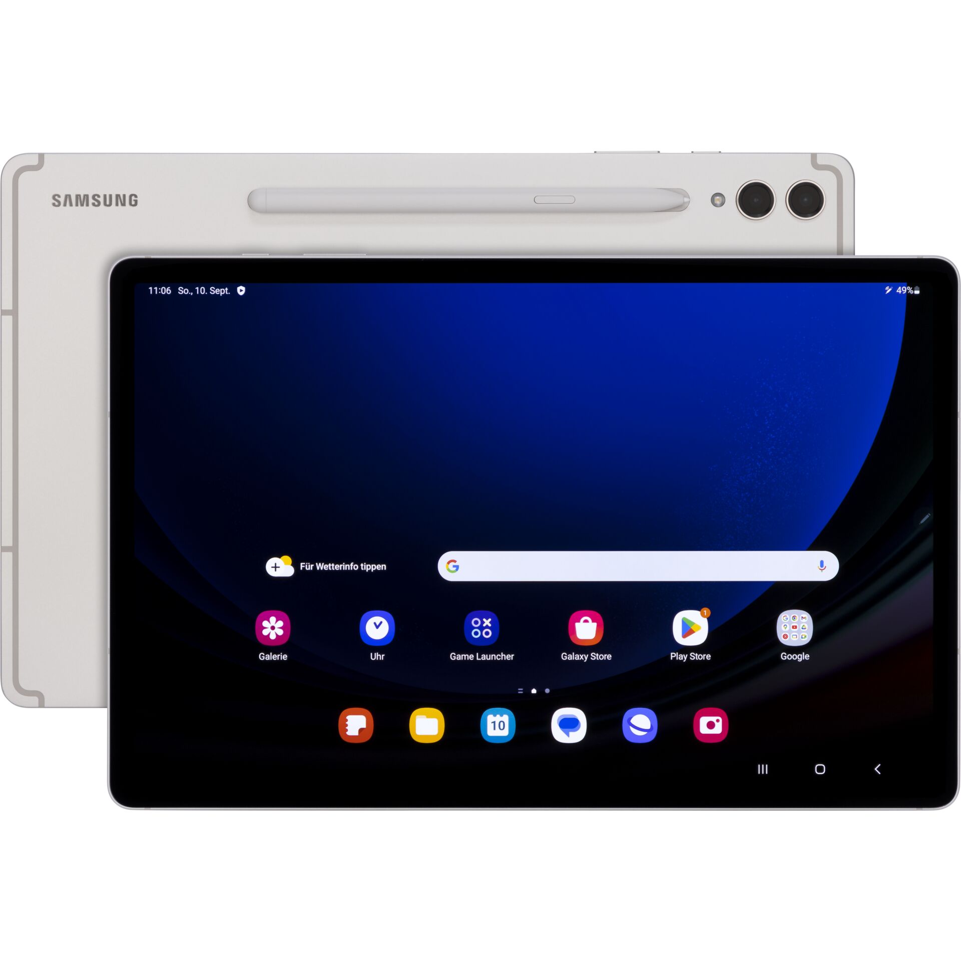 Samsung Galaxy Tab S9+ SM-X810N Qualcomm Snapdragon 256 GB 31,5 cm (12.4) 12 GB Wi-Fi 6 (802.11ax) Android 13 Beige