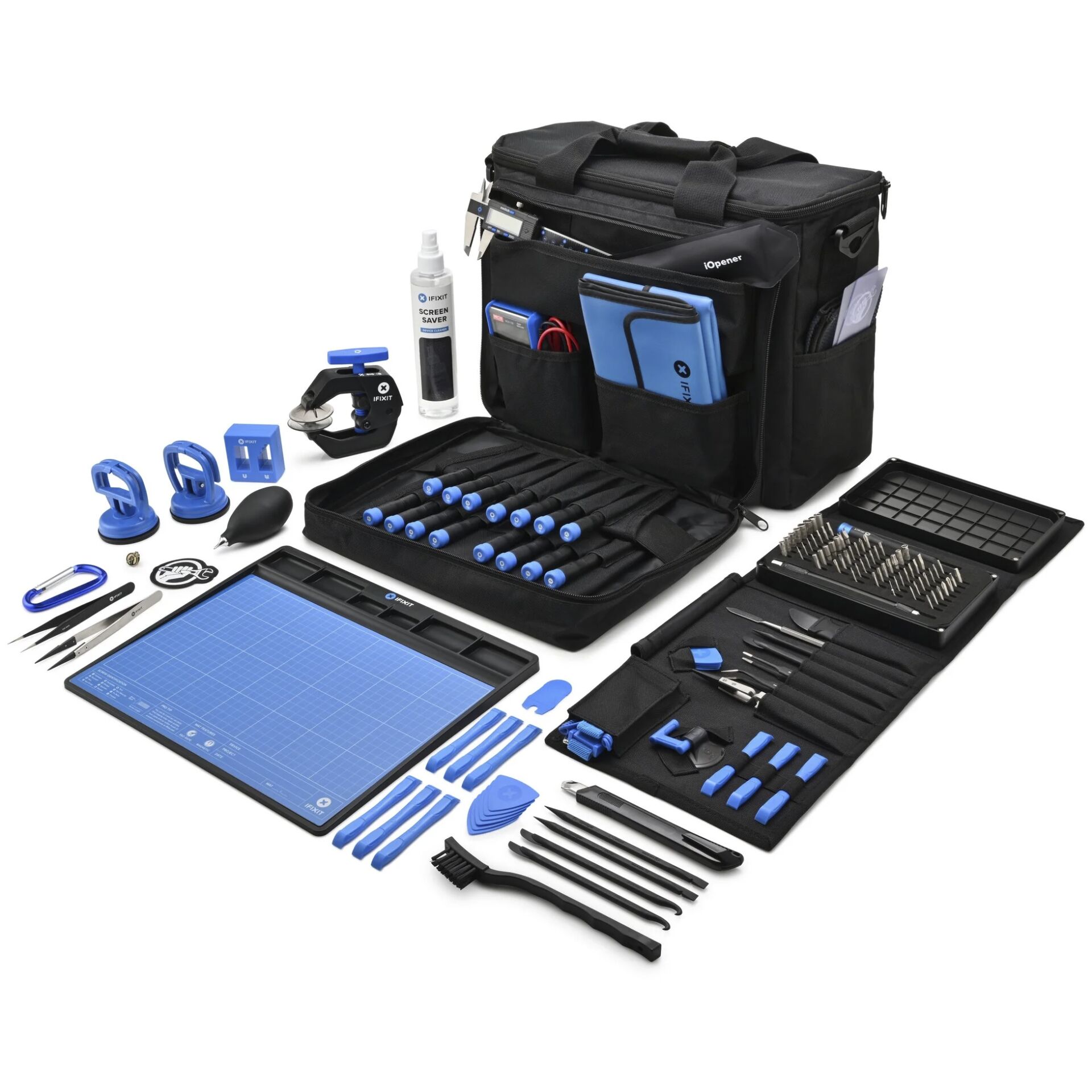 iFixit Repair Business Toolkit, 143-teilig, Werkzeug-Set schwarz/blau, für Elektronikreparaturen