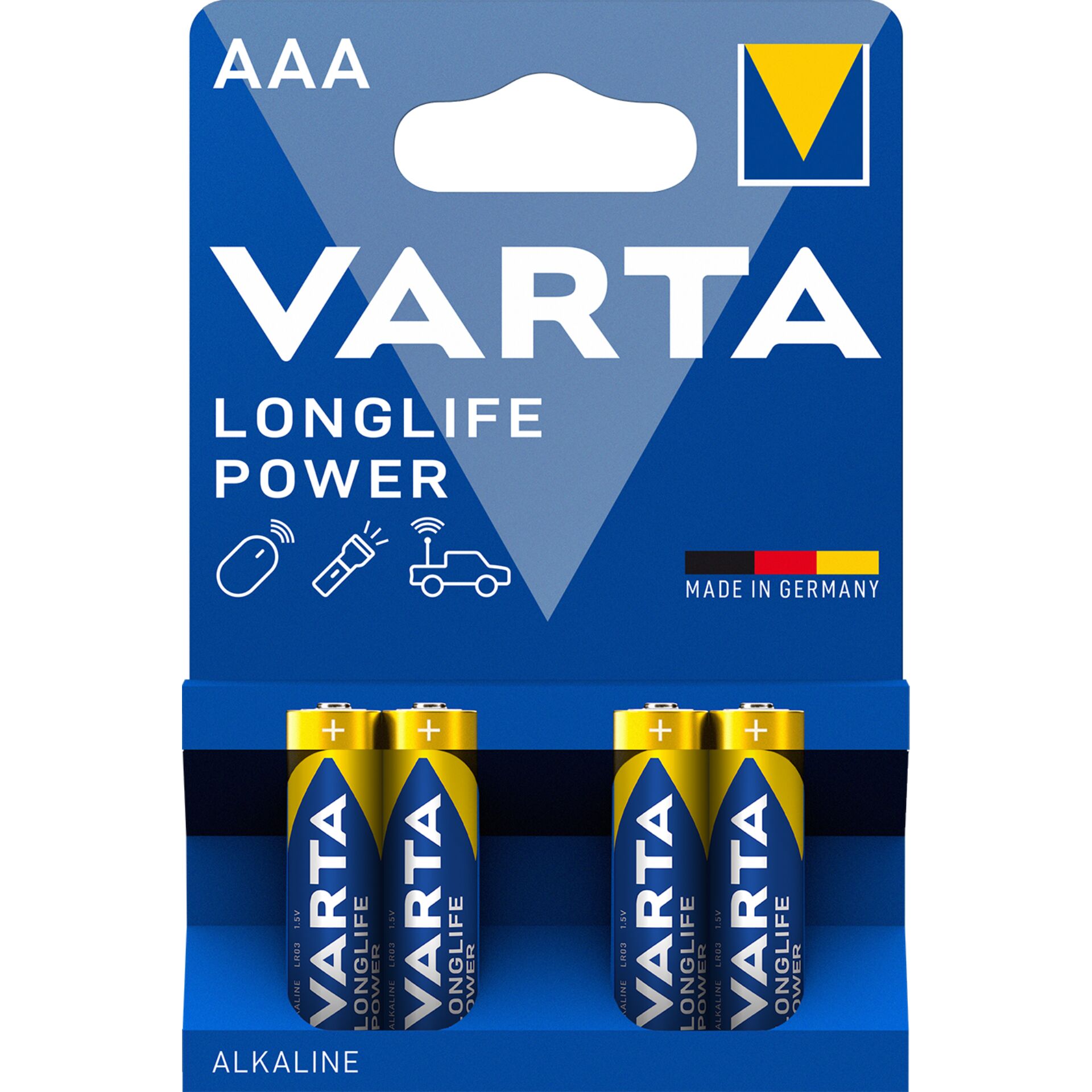 Varta High Energy LR03-AAA, Alkali, 1.5V, 4er-Pack 