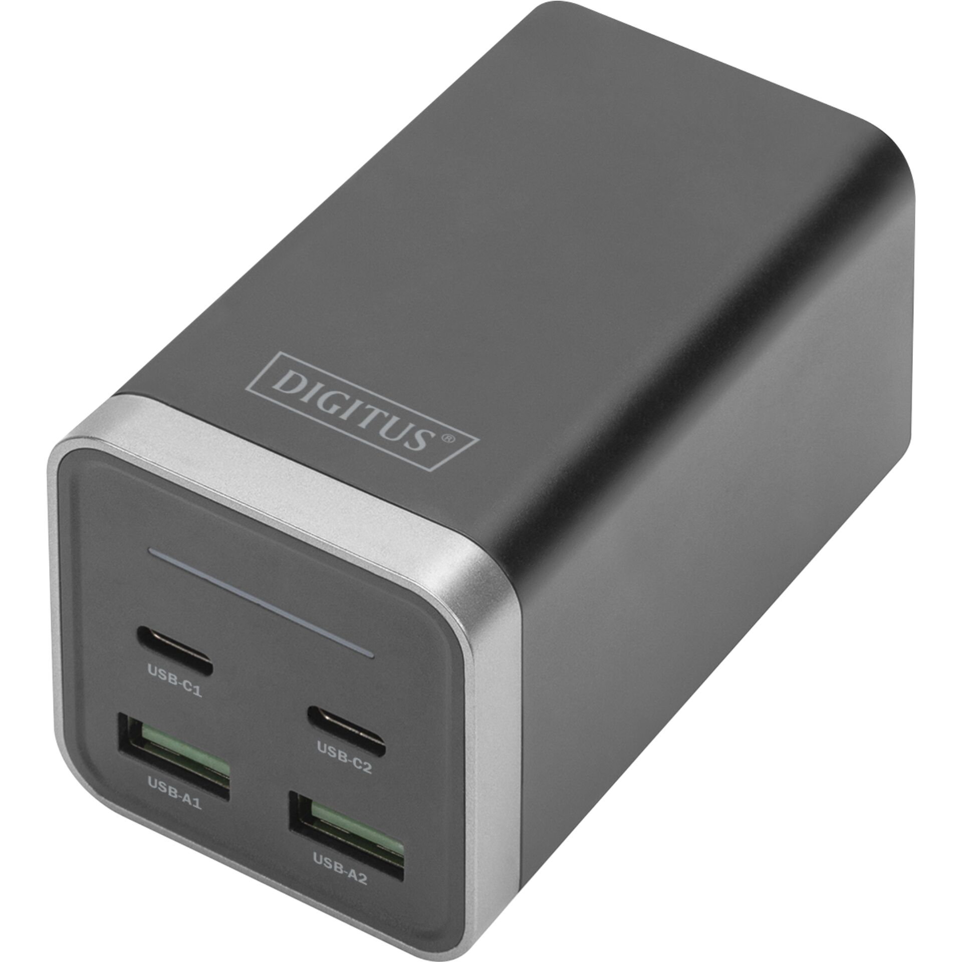 DIGITUS 4-Port Uni.USB-Ladeadap. 65W GaN,2xUSB-C,2xUSB-A,PD 3.0