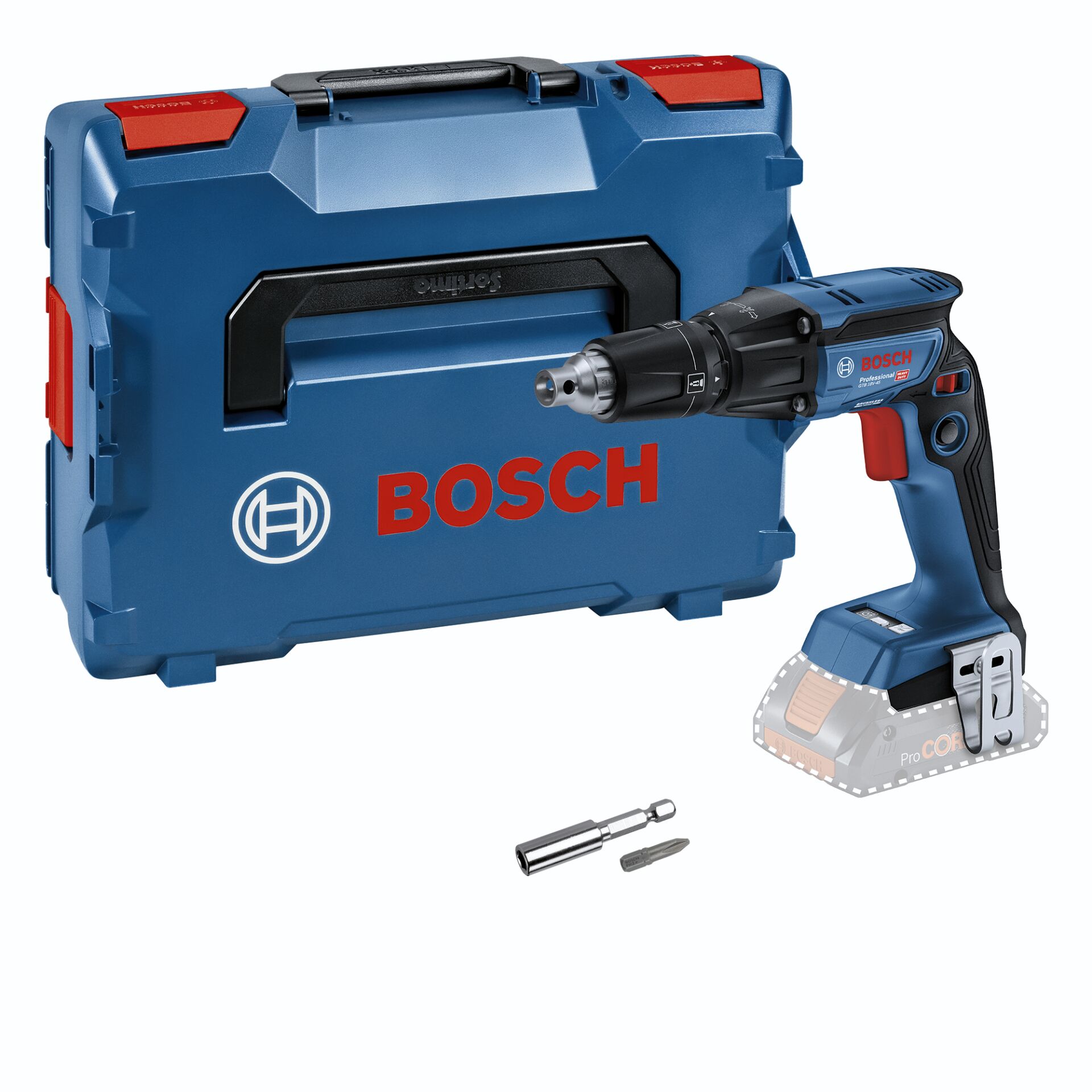 Bosch GTB 18V-45 Professional 4500 RPM Schwarz, Blau