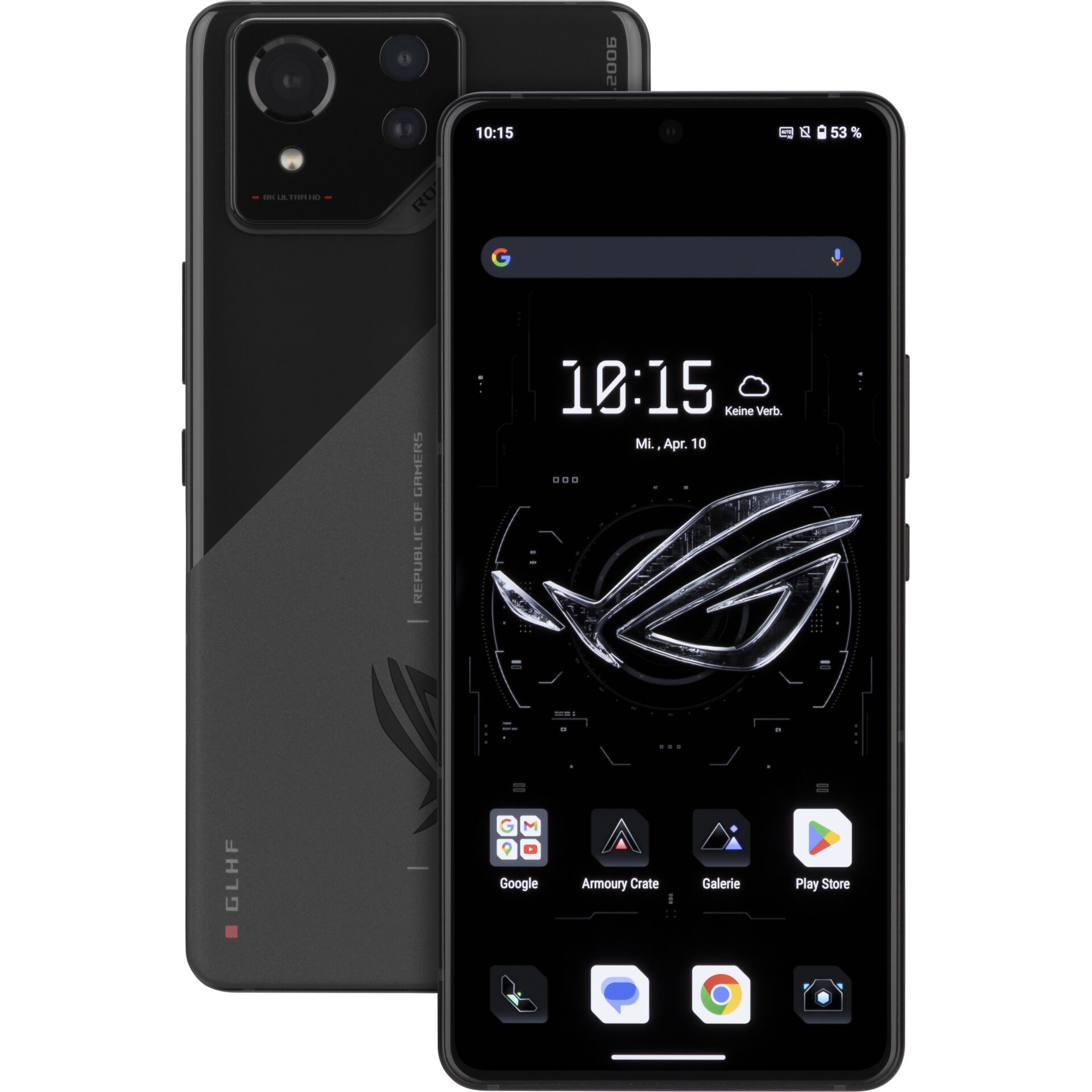 ASUS ROG Phone 8 17,2 cm (6.78) Dual-SIM Android 14 5G USB Typ-C 12 GB 256 GB 5500 mAh Schwarz