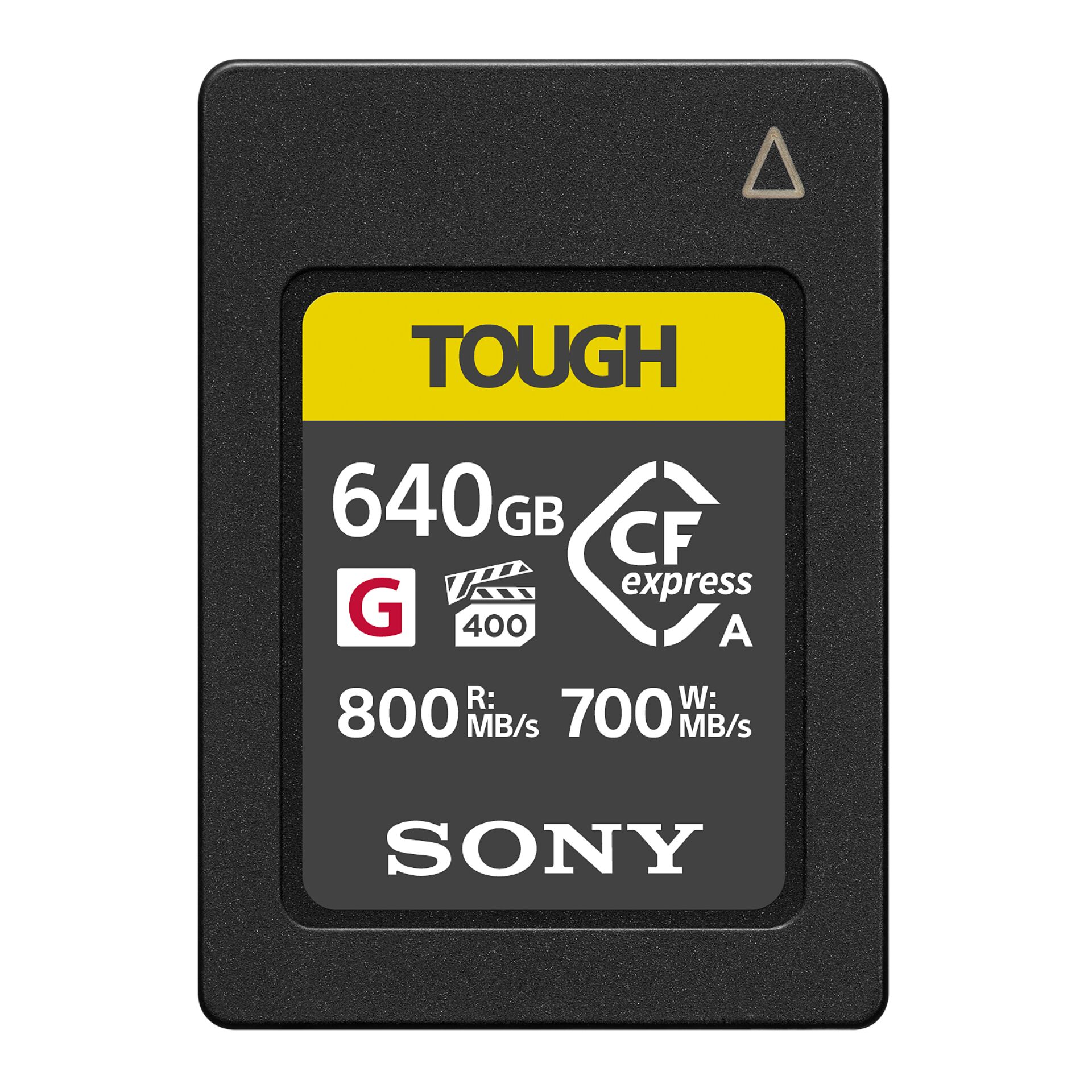 640 GB Sony TOUGH CEA-G Series CFexpress Type A Speicherkarte, lesen: 800MB/s, schreiben: 700MB/s