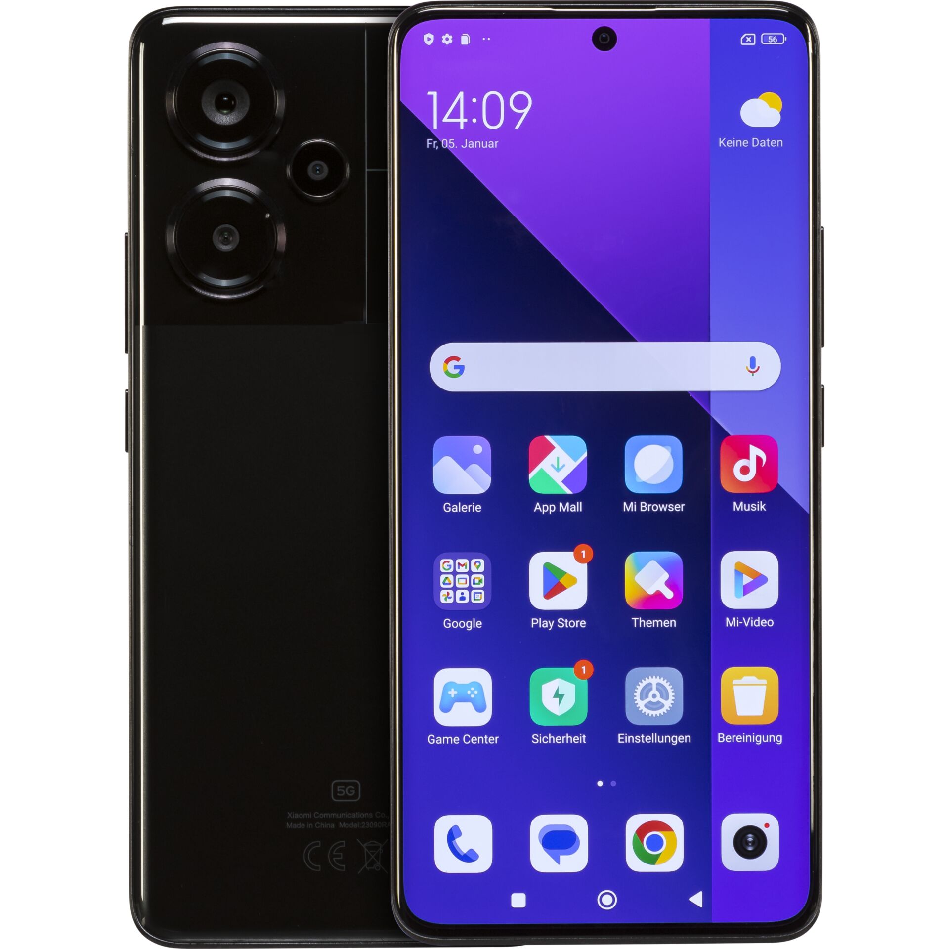 Xiaomi Redmi Note 13 Pro+ 5G 512GB Midnight Black, 6.67 Zoll, 200.0MP, 12GB, 512GB, Android Smartphone