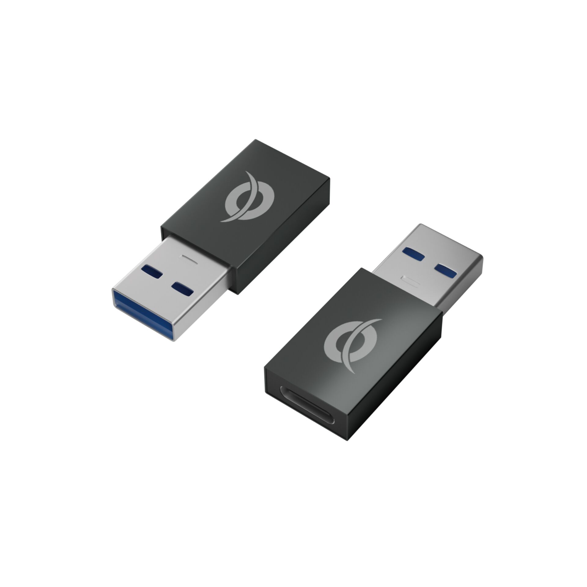 Conceptronic DONN Adapter für USB-A zu USB-C 2er Pack 