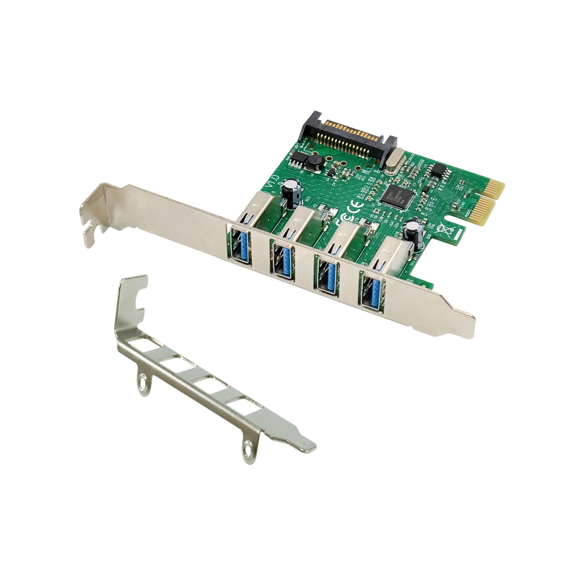 Conceptronic EMRICK U34, 4-Port-USB-3.0 PCI-Express-Karte 