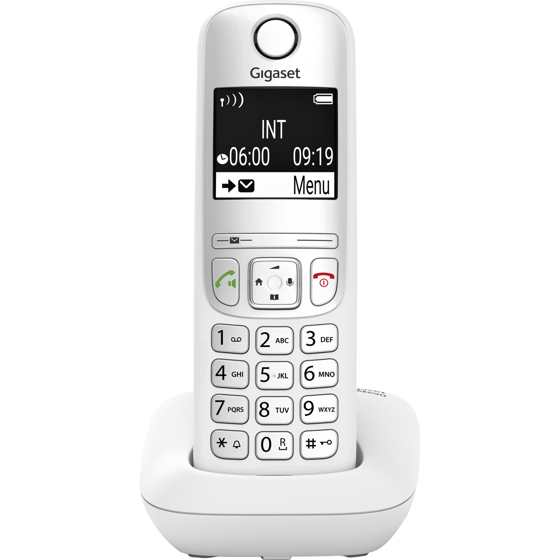 Gigaset AE690 Analoges/DECT-Telefon Anrufer-Identifikation Weiß