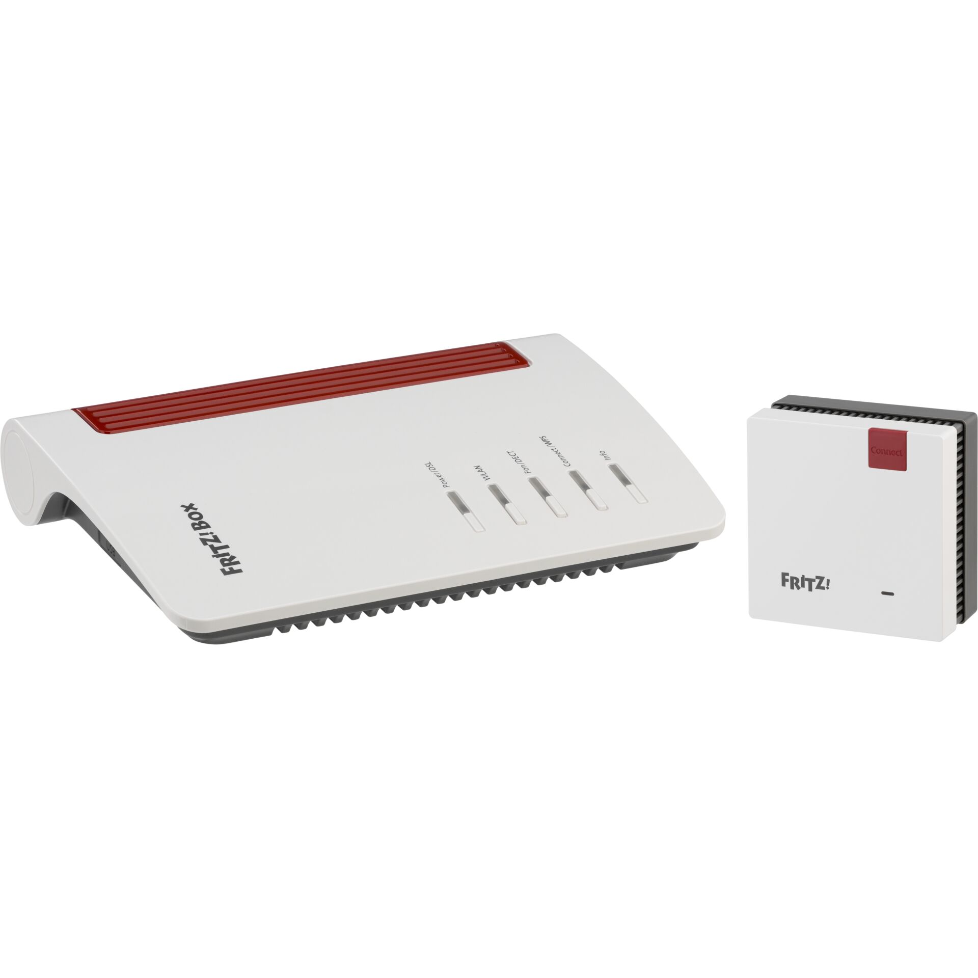 FRITZ! Mesh Set 7530 AX + 1200 AX Dual-Band (2,4 GHz/5 GHz) Wi-Fi 6 (802.11ax) Rot, Weiß 4 3G Intern