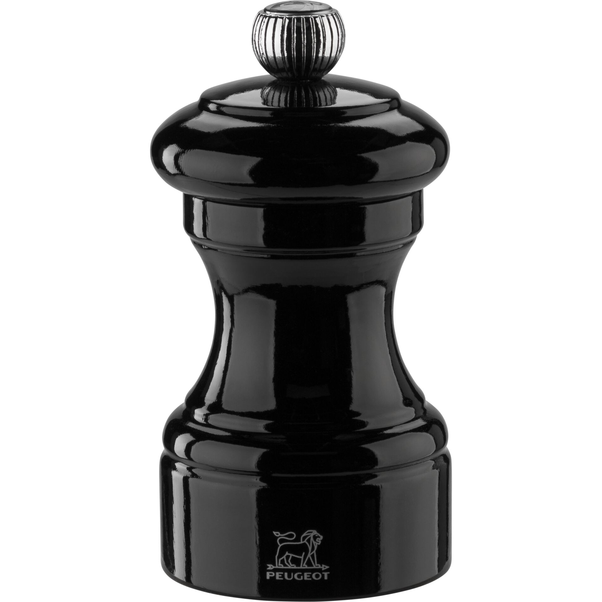 Peugeot Bistro Salzmühle 10 cm Schwarz lackiertes Holz