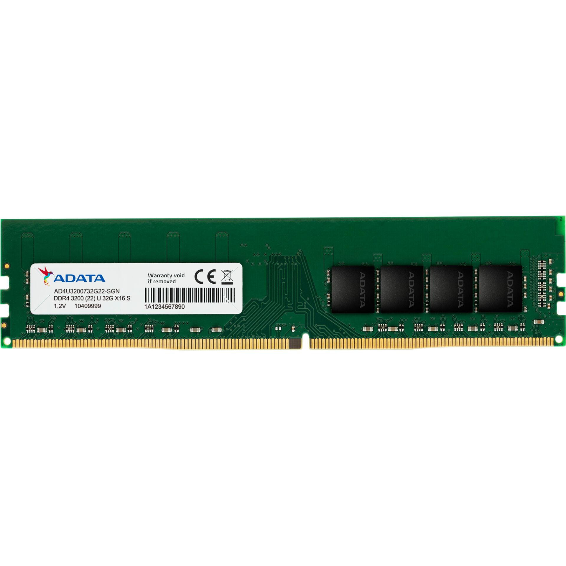 ADATA AD4U320032G22-SGN Speichermodul 32 GB 1 x 32 GB DDR4 3200 MHz