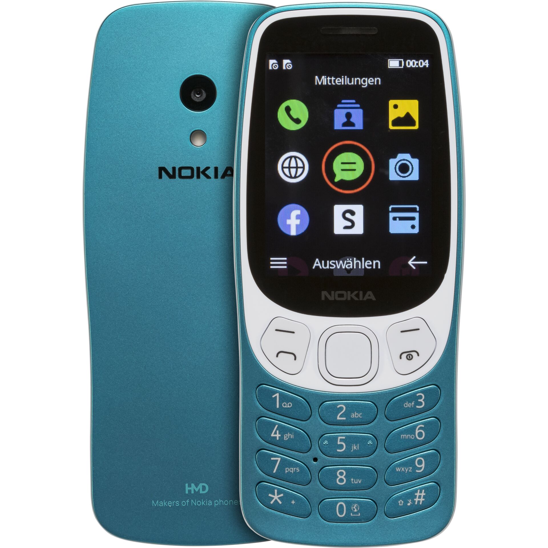 Nokia 3210 6,1 cm (2.4) Blau Funktionstelefon