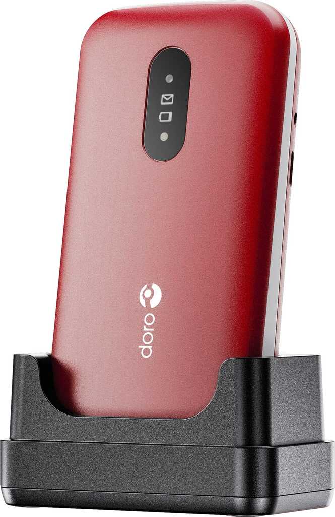 Doro 2820 116,9 g Rot Einsteigertelefon