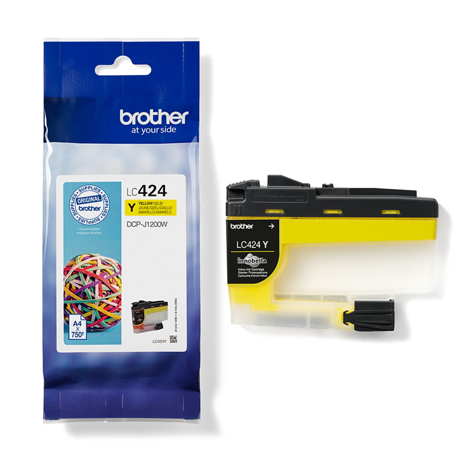 Brother Tinte LC424Y gelb 750 Seiten