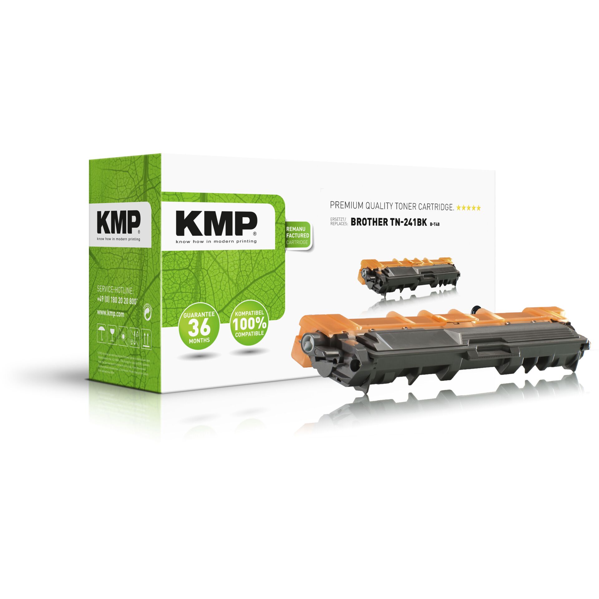 KMP B-T48 Toner schwarz kompatibel mit Brother TN-241 BK