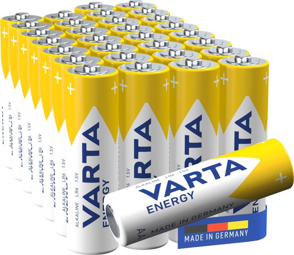 Varta 30x AA 4106 Alkali-Mangan 1.5V Batterie 