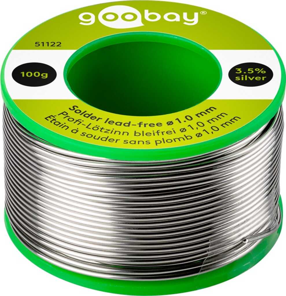 goobay Lötzinn bleifrei ø1,0 mm 100g Rolle 