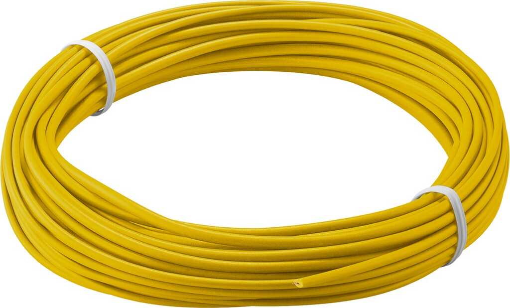 Goobay 55041 Elektrisches Kabel 10 m Gelb
