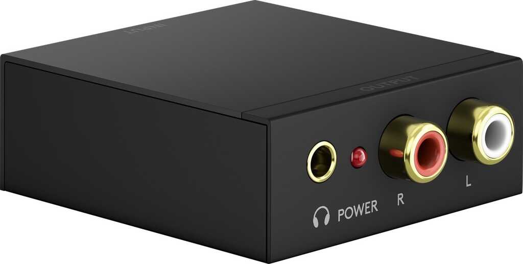 Goobay 58493 Audio-Konverter Schwarz 