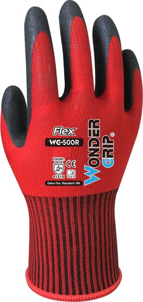 Wonder Grip WG-500R Werkstatthandschuhe Nitrilschaum, Nylon 2 Stück(e)