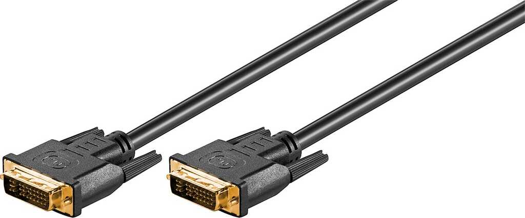 Goobay 69203 DVI-Kabel 2 m DVI-I Schwarz