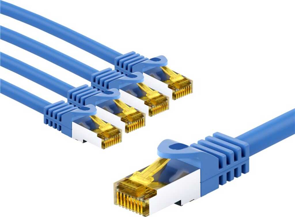 Goobay 69384 Netzwerkkabel Blau 2 m Cat7 S/FTP (S-STP)