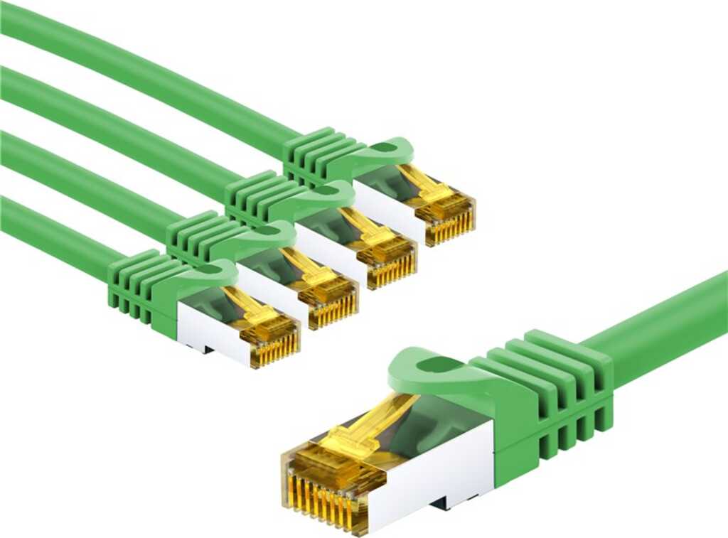 Goobay 69576 Netzwerkkabel Grün 2 m Cat7 S/FTP (S-STP)