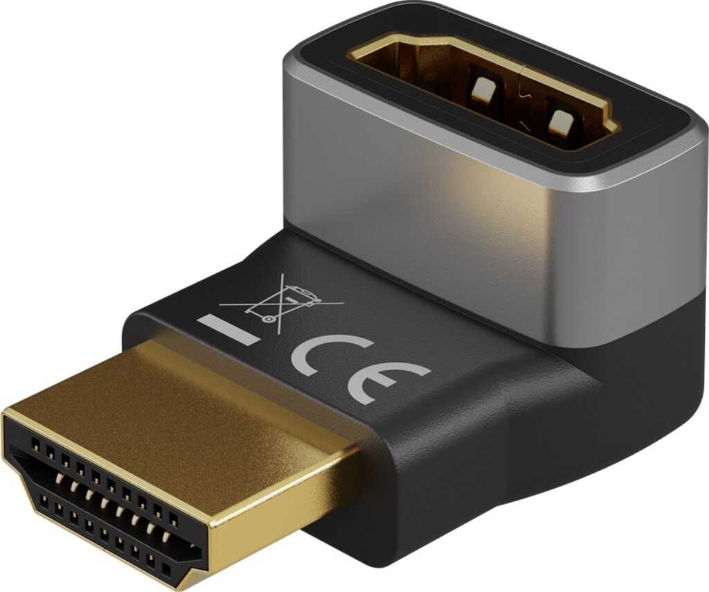 Goobay 72009 Videokabel-Adapter HDMI Typ A (Standard) Schwarz, Silber